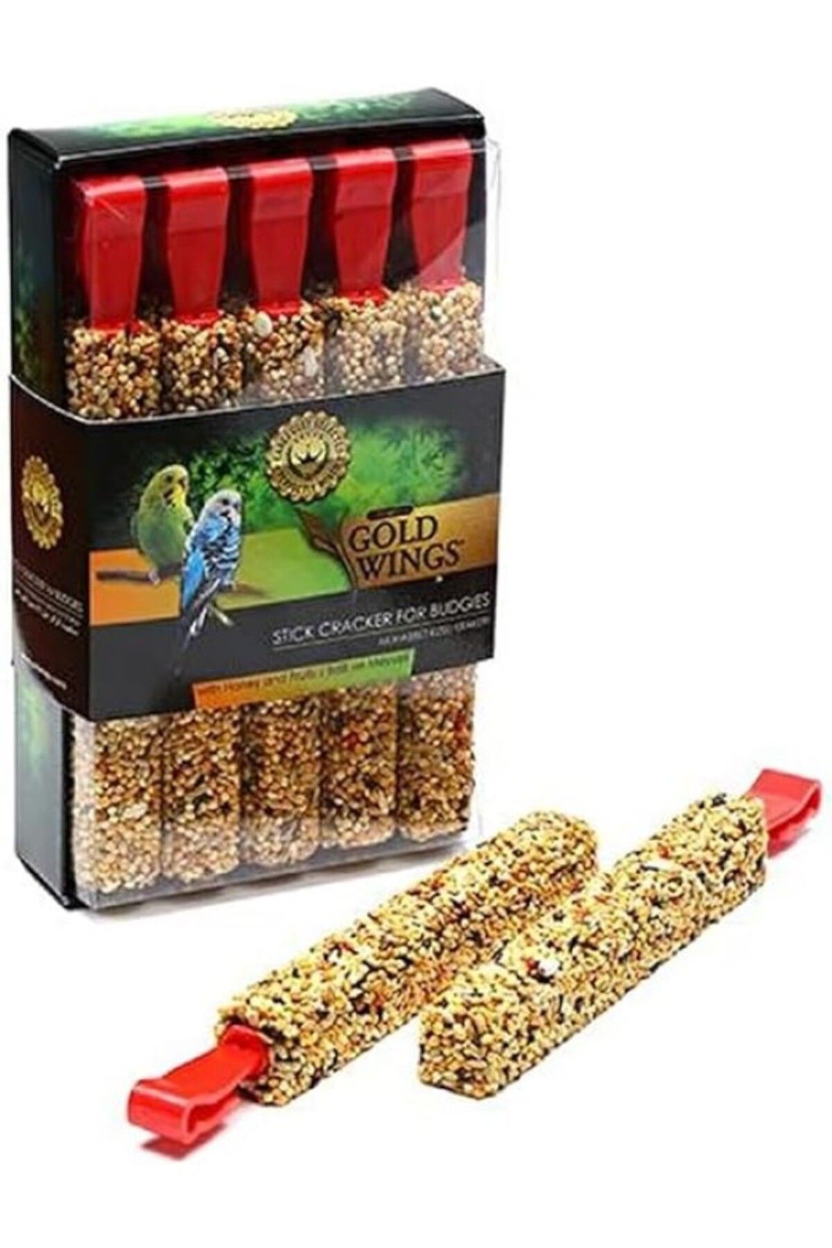 ShopZum Premium Ballı-Meyveli Muhabbet Kuşu Krakeri, 10'Lu Kutu