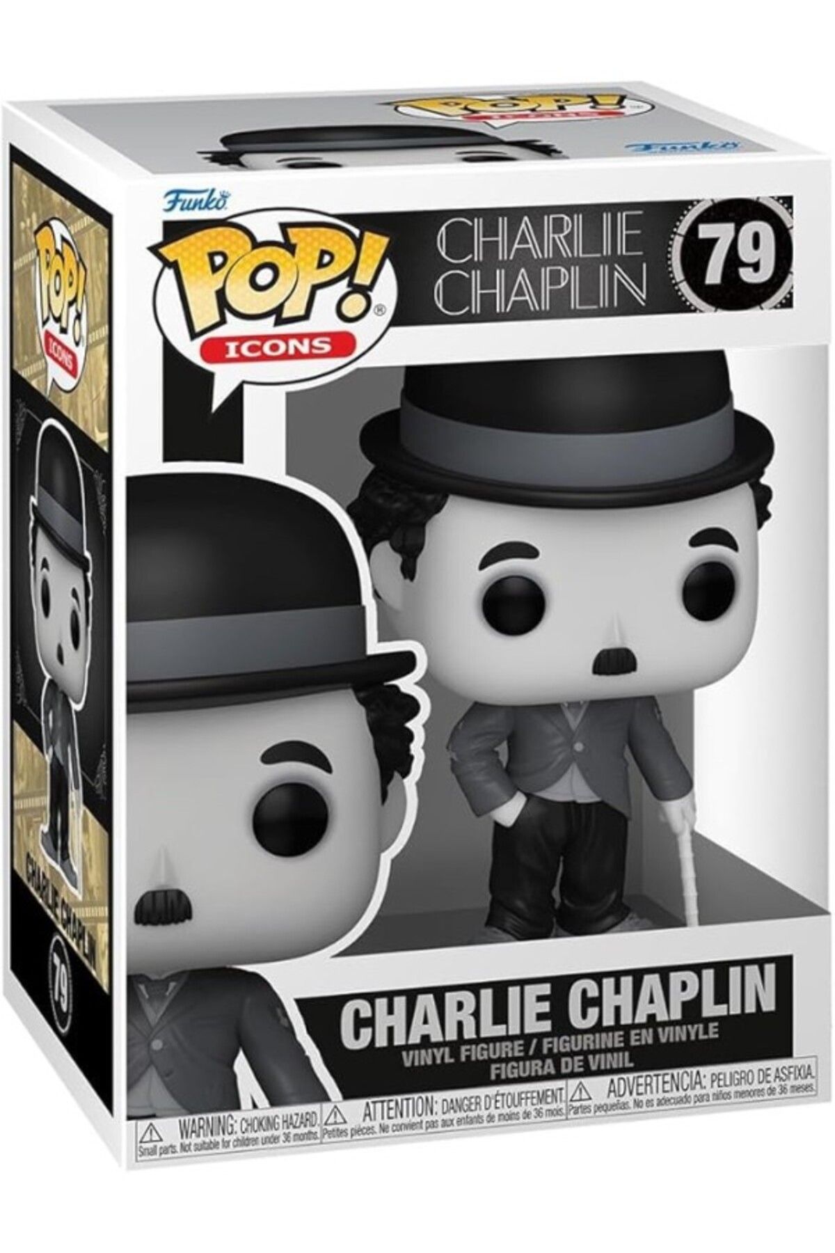 ShopZum Nita Toys Funko Pop Icons: Charlie Chaplin Figür