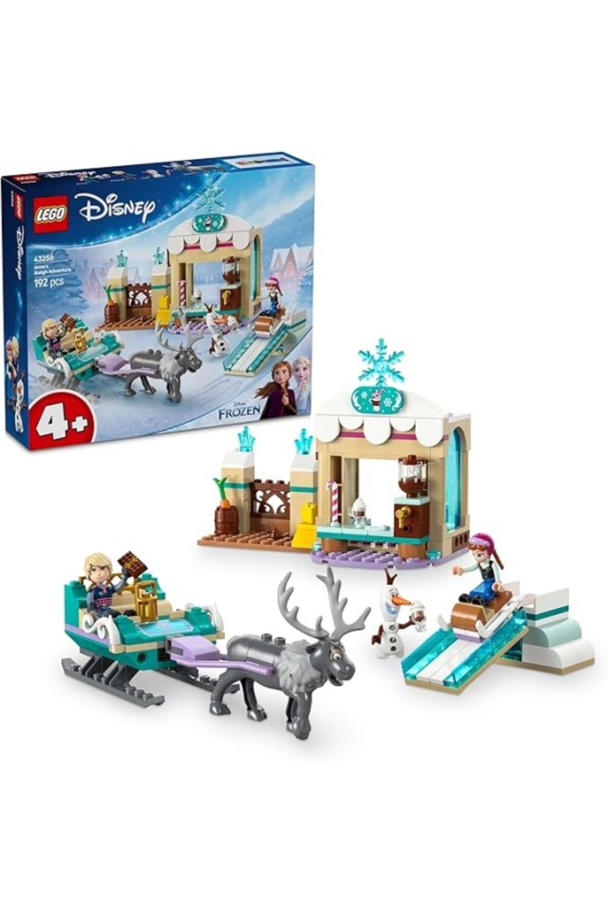 ShopZum Lego ǀ Disney Frozen Anna’Nın Kızak Macerası 43256-4 Yaş Ve Üzeri Prenses Seven Çocuklar Için