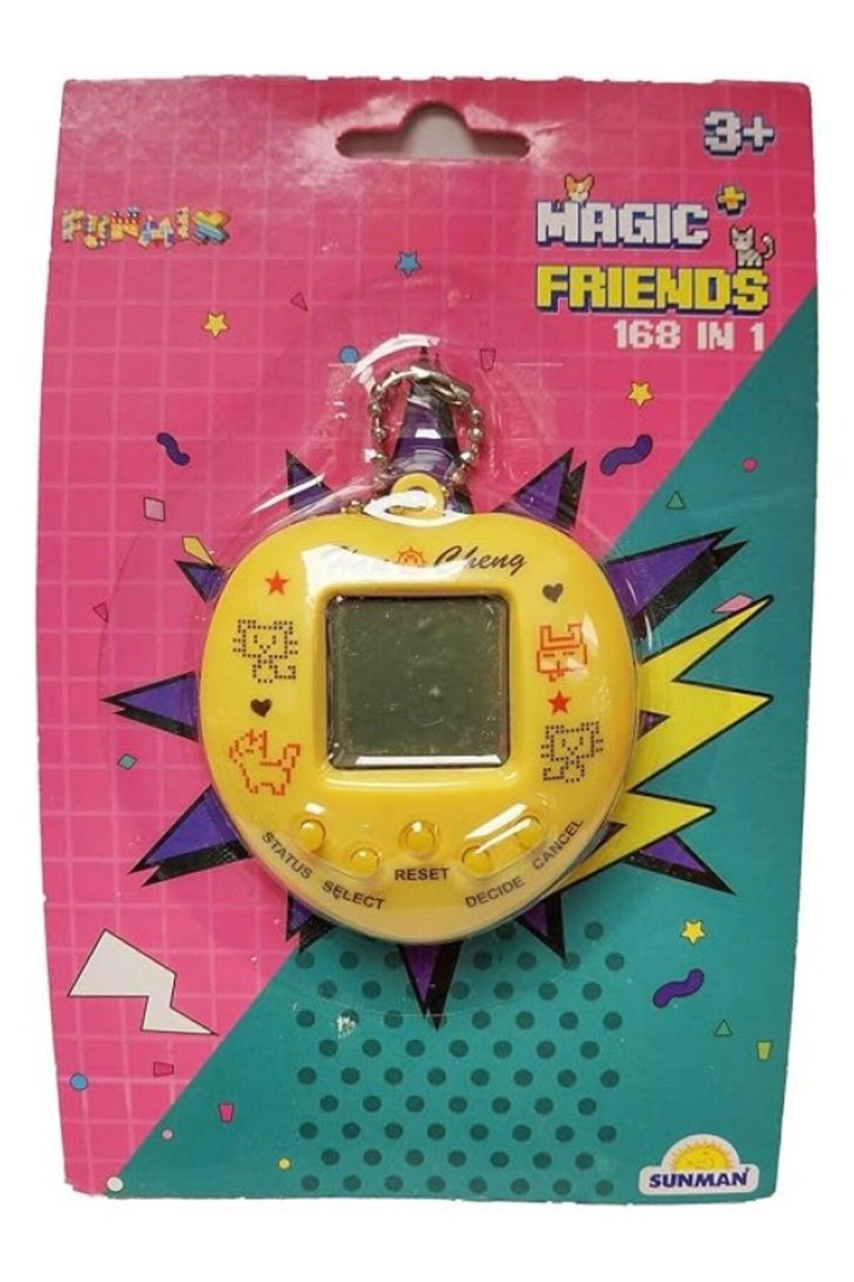 ShopZum Calimera Toys Nostaljik Oyuncak Sanal Bebek (Sarı)