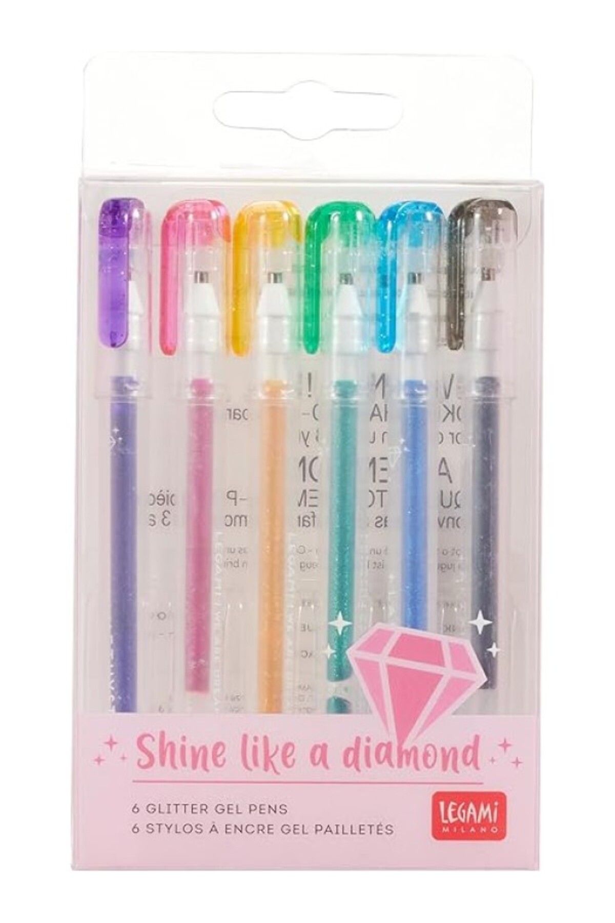 ShopZum Legami Shine Like A Diamond Jel Kalem Seti 6 Renk