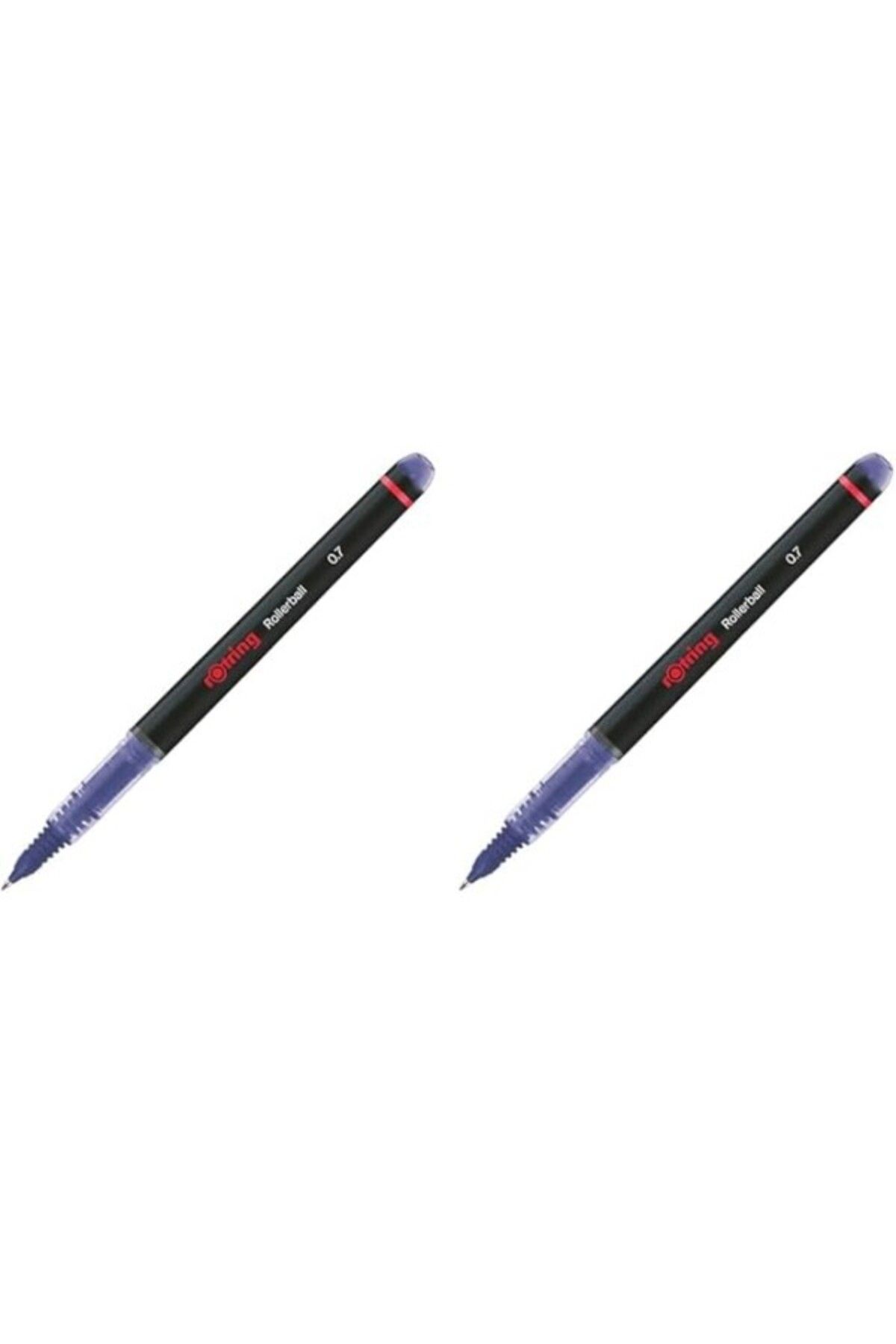ShopZum Roller Kalem 0.7 Mm, Mavi 2Li Paket