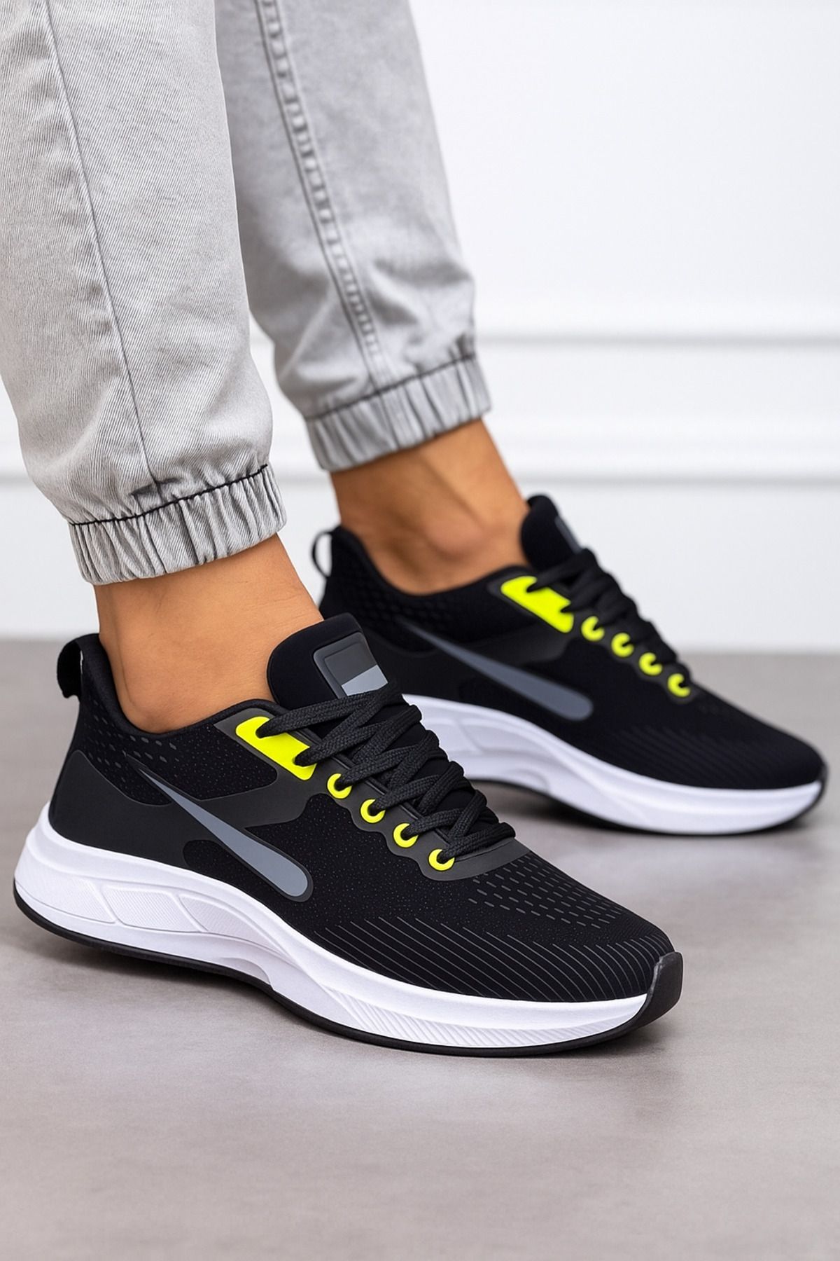 asyada fashion taban kalın beyaz siyah spor ayakkabı erkek spor ayakkabı sneaker ayakkabı kadın spor bez spor