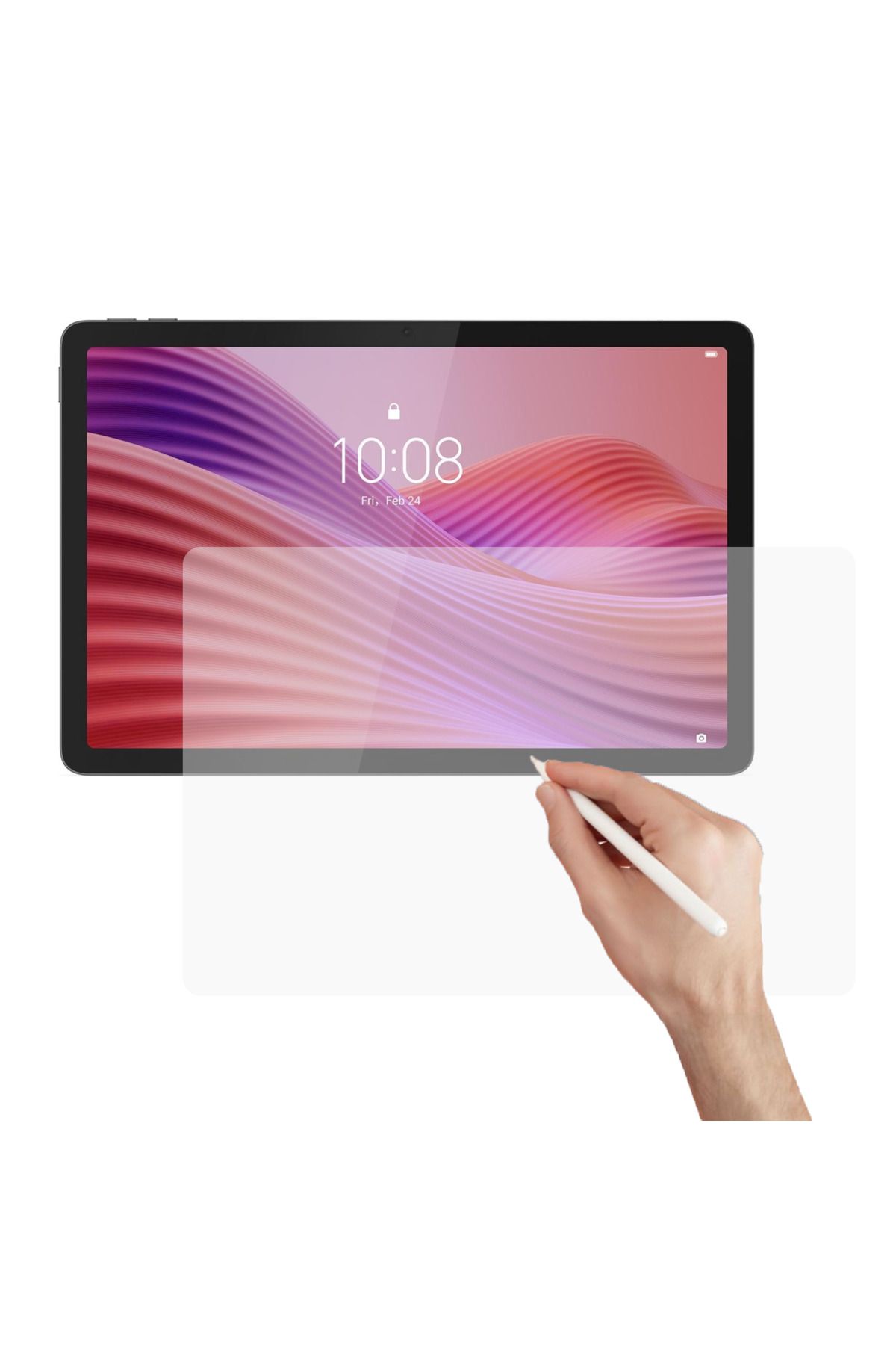 Microcase Lenovo Tab TB311FU 2025 10.1 ile Uyumlu Tablet Paper Like Pencil Destekli Mat Ekran Koruyucu -AL3289