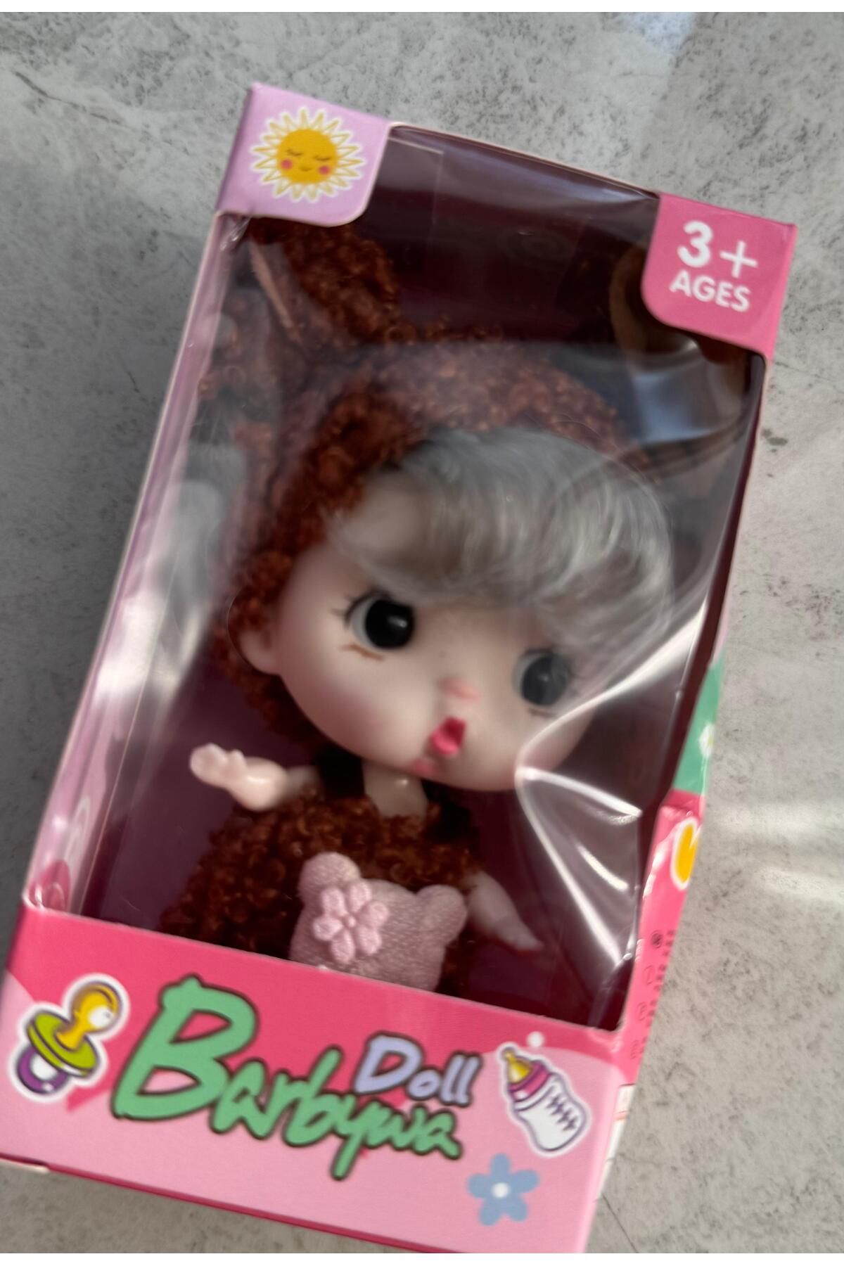 Bumelo Hayvan Kostümlü 1 adet Mini Hayvan Bebek Gerçekçi PVC Yaşlar 3+