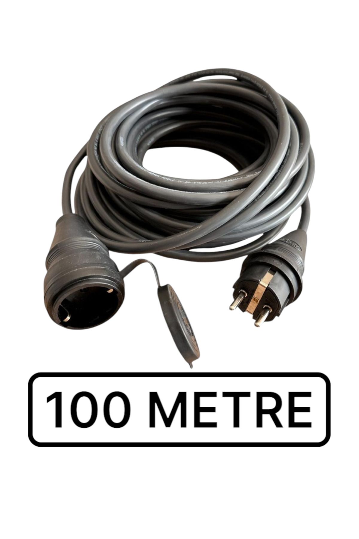 VECTROL Evden Elektrikli Araba Şarj Uzatma Kablosu - Topraklı %100 Bakır 3 x 2.5 mm (5-100 METRE)