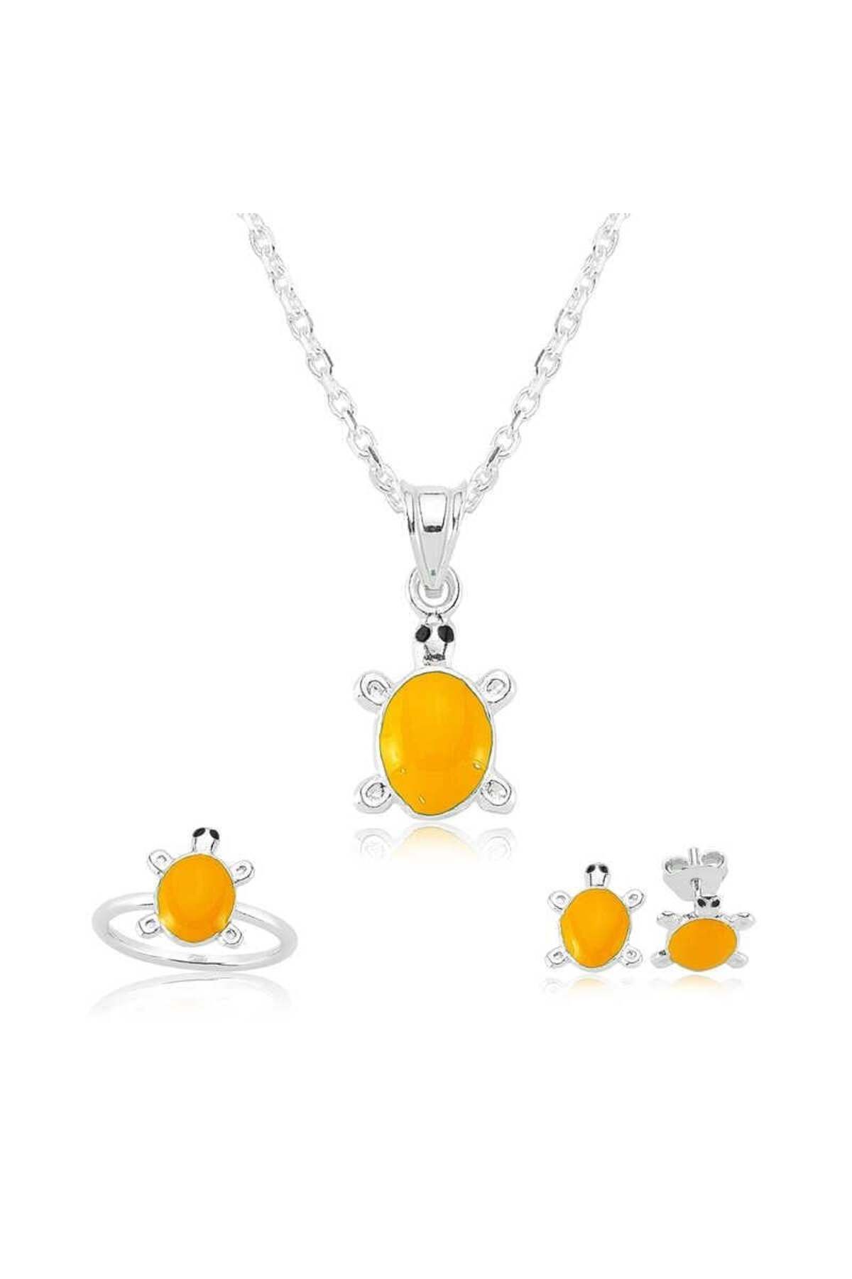 supertrend Süpertrend Gümüş Turuncu Kaplumbağa Çocuk Set
