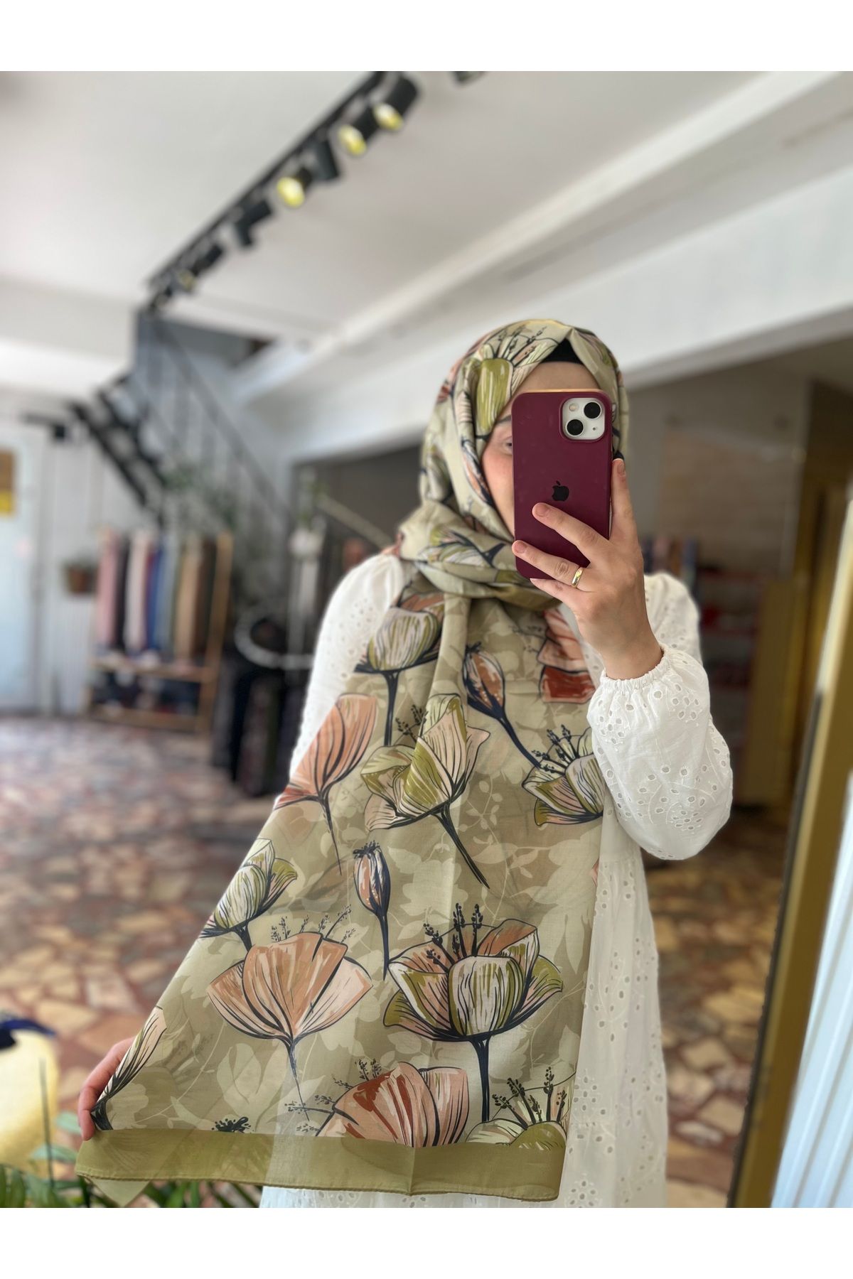 Neva ÇİÇEK DESEN ŞAL, Desenli Şal