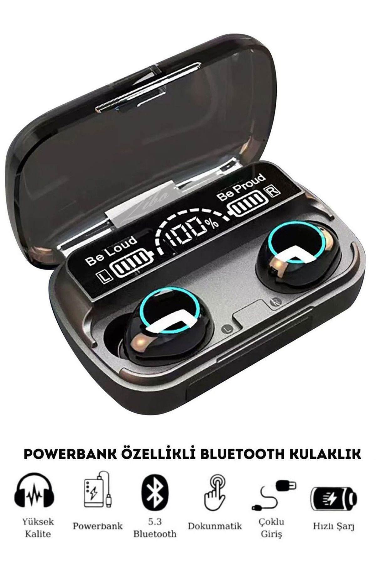 wiks Bluetooth Kulaklık Ios/android Uyumlu Powerbanklı Kablosuz Blututlu Enc
