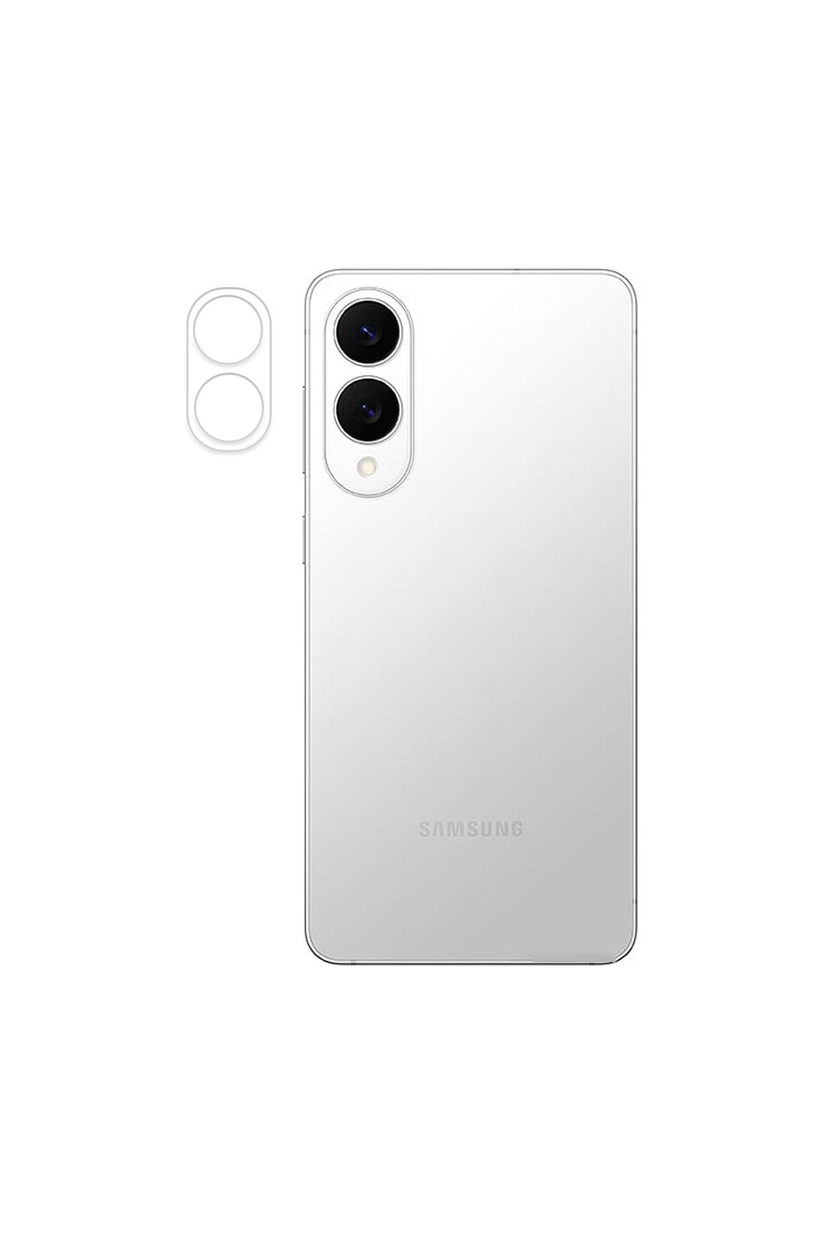Microcase Samsung Galaxy S25 EDGE Kamera Camı Lens Koruyucu Nano Esnek Film-AL3400