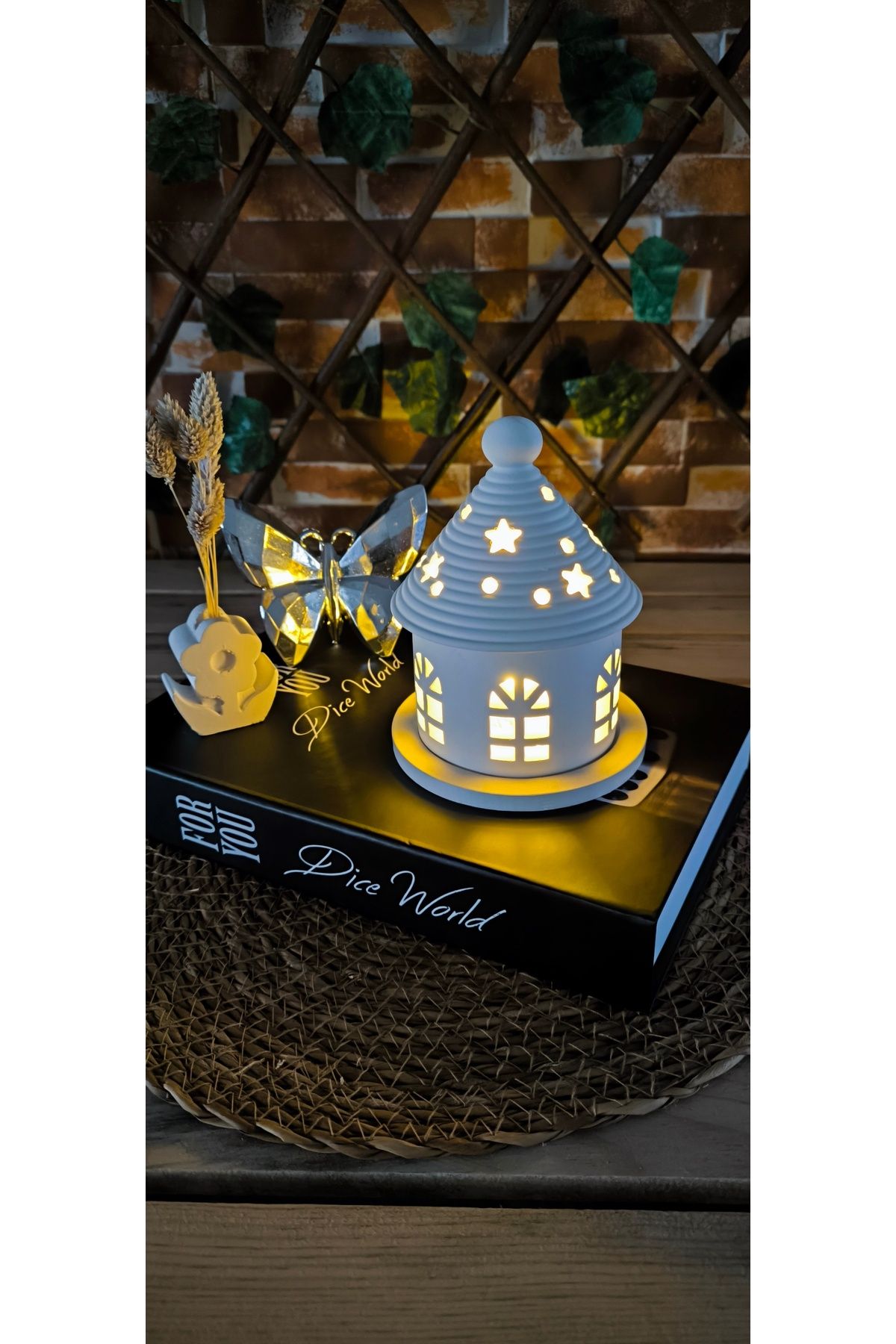 SOSYETE HOME41 EV MODEL MUMLUK YUVARLAK (SERAMİK TOZUNDAN İMAL EDİLMİŞTİR)