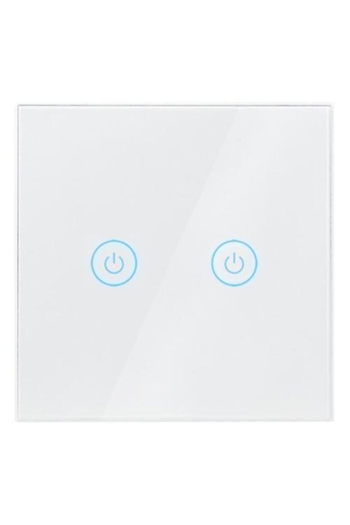 LogiLink-Intrerupator inteligent LogiLink SH0125, Wi-Fi, 2 butoane, touch control, indicator LED 1