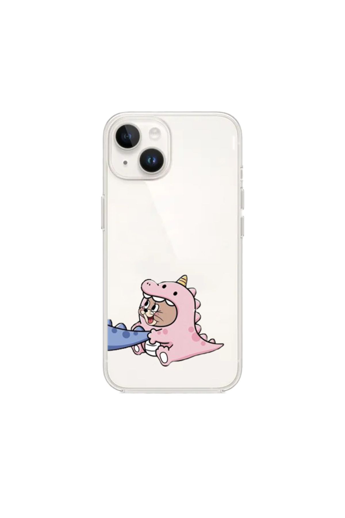 Di Aksesuar iPhone X Jerry Şeffaf Kılıf