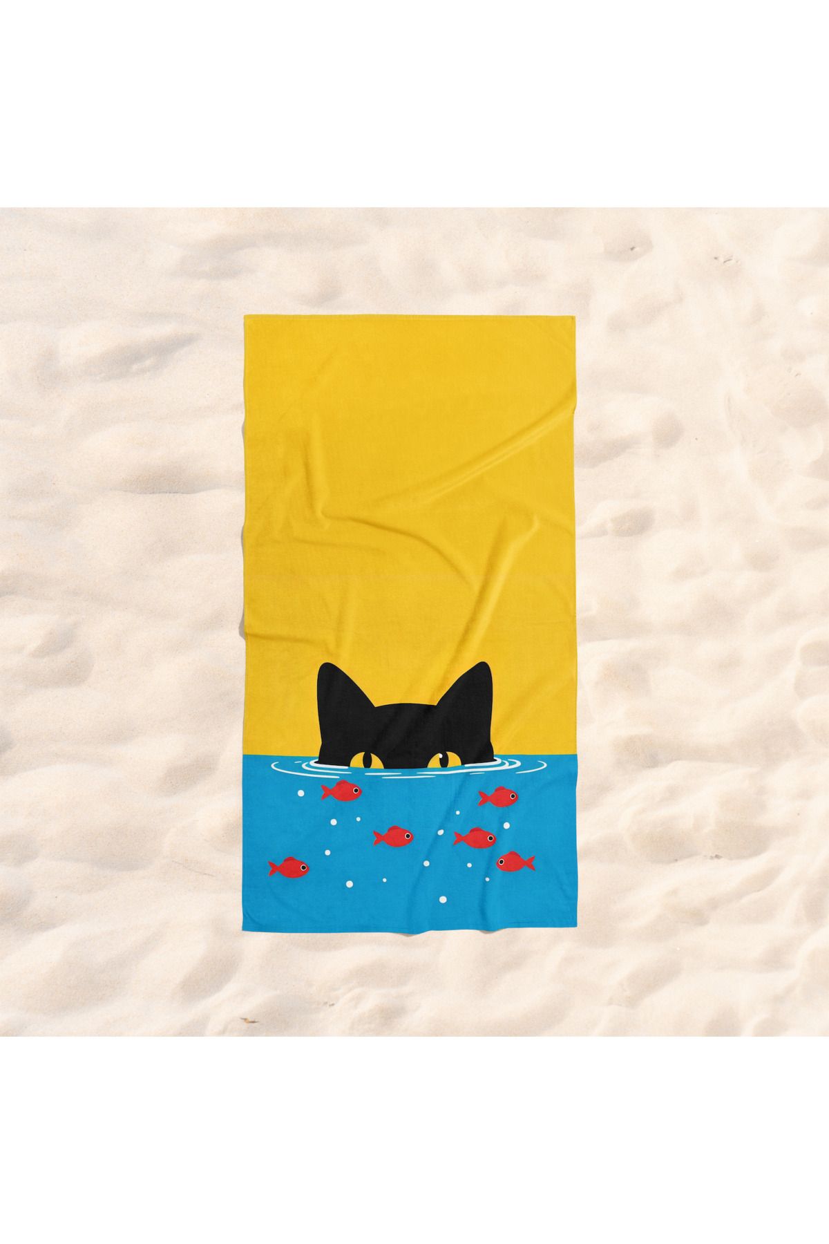 The Lucid Lab Fishy Business Plaj Havlusu - Microfiber