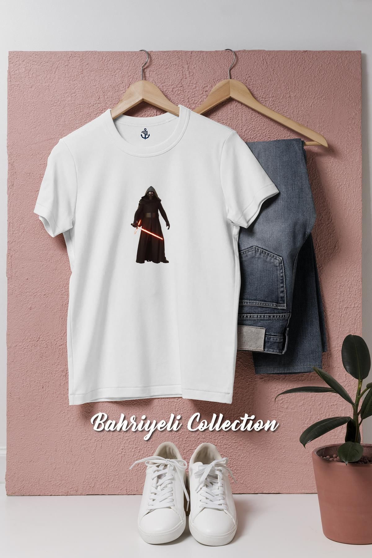 bahriyeli.jpeg Oversize Star Wars Kylo Ren Tasarımlı Unisex T-Shirt