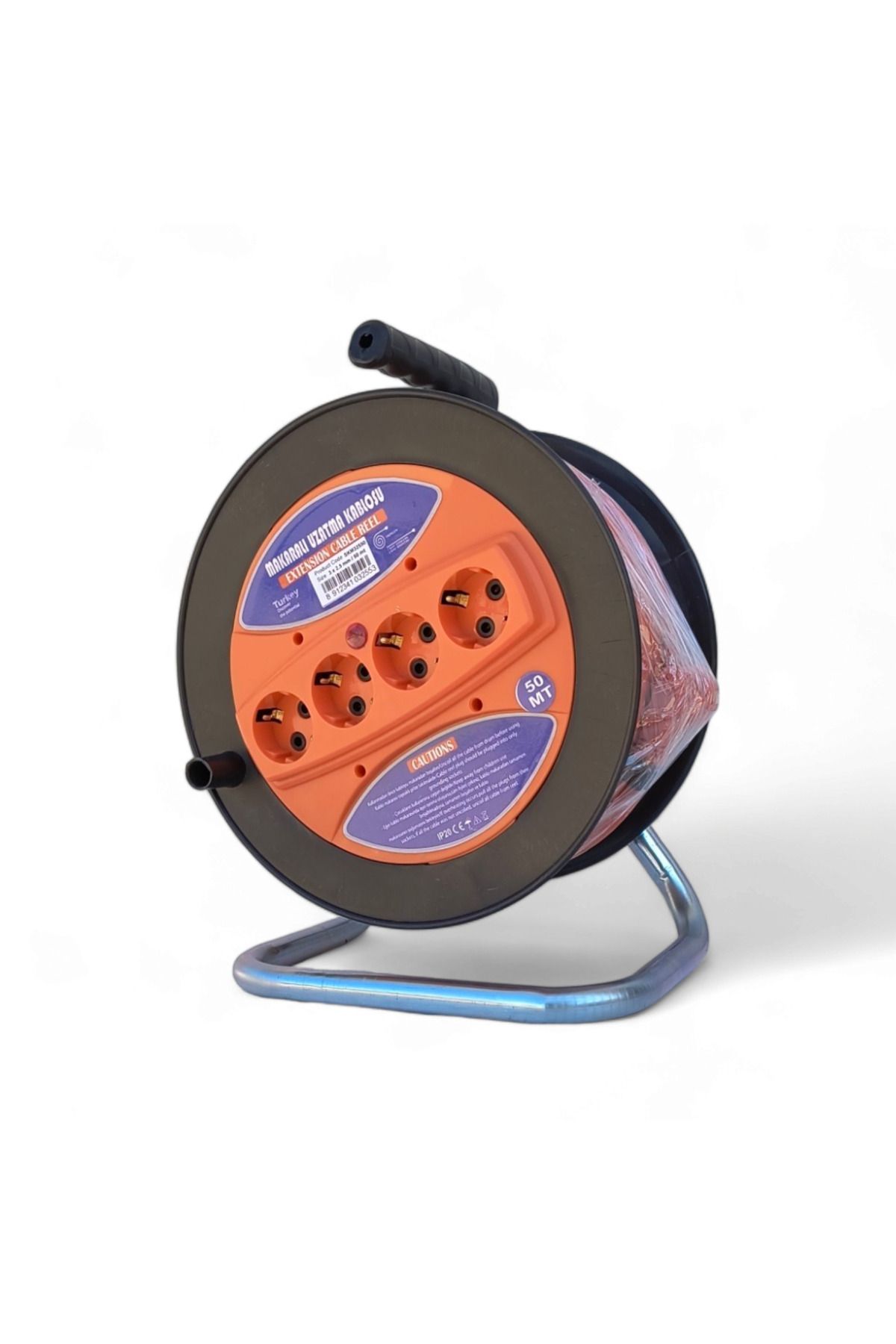COBI SMART®-Extension cord with drum 3x2.5 mm², 40 m, 4 sockets, ergonomic carrying handle - COBI SMART® 11