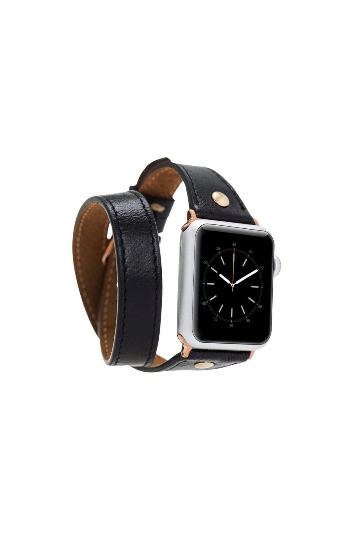 Modafiks Apple Watch Uyumlu Deri Kordon 42-44-45mm Slim DTGT RST1