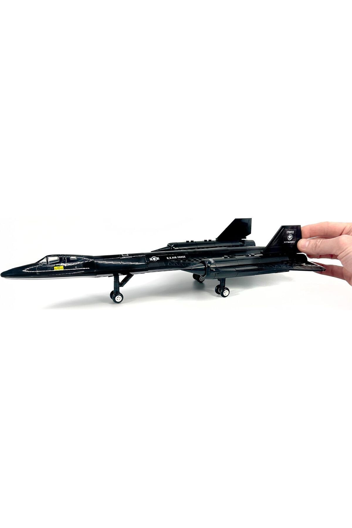 mr-everything-General Jim's Air Force SR-71 Blackbird Reconnaissance Aircraft Building Block Set - 183 Pieces 7