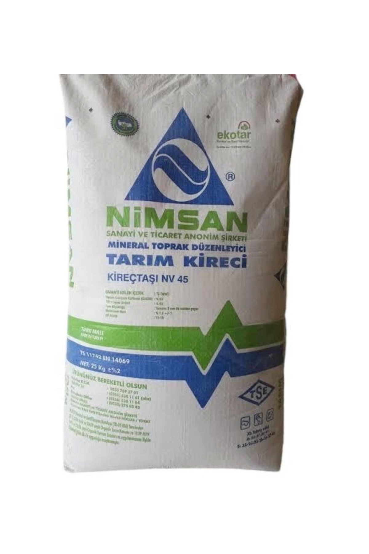 nimsan Tarım Kireci 25 Kg Ph 11-13
