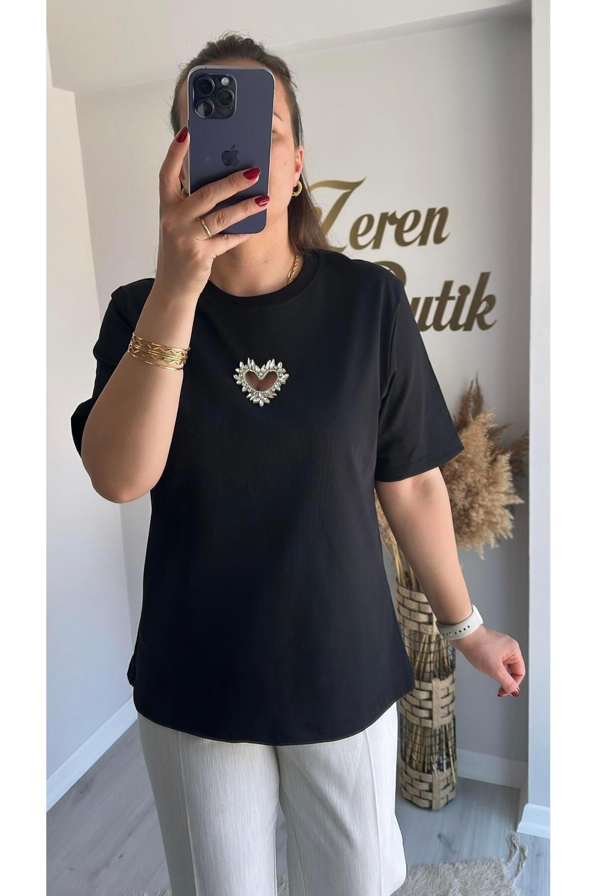 Tarz Noktası MSSIMO TAŞLI TSHIRT