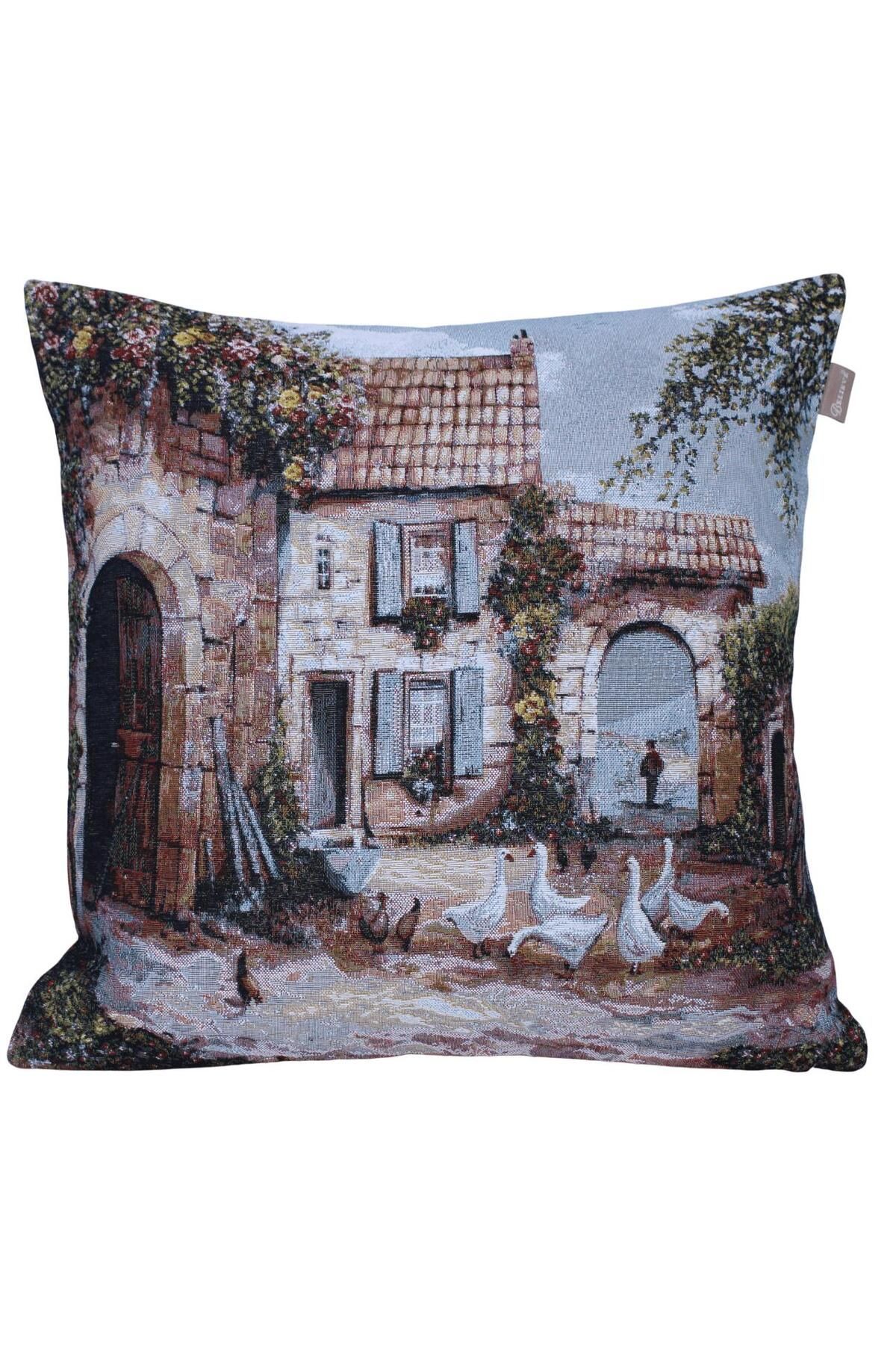 Believe TOSCANA JAKARLI DOKUMA GOBLEN DEKORATİF KIRLENT 45*45
