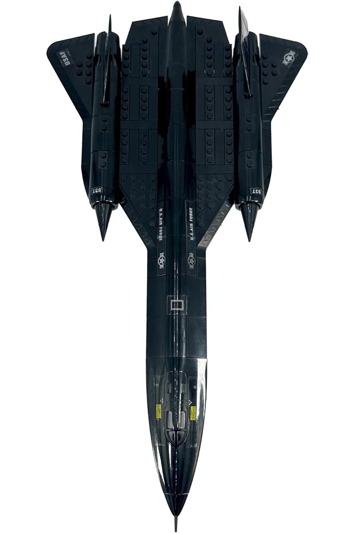 mr-everything-General Jim's Air Force SR-71 Blackbird Reconnaissance Aircraft Building Block Set - 183 Pieces 3