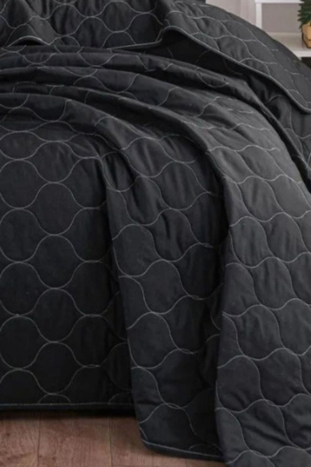 Eponj Home-Multi-Purpose Cover Single Solid Black 4