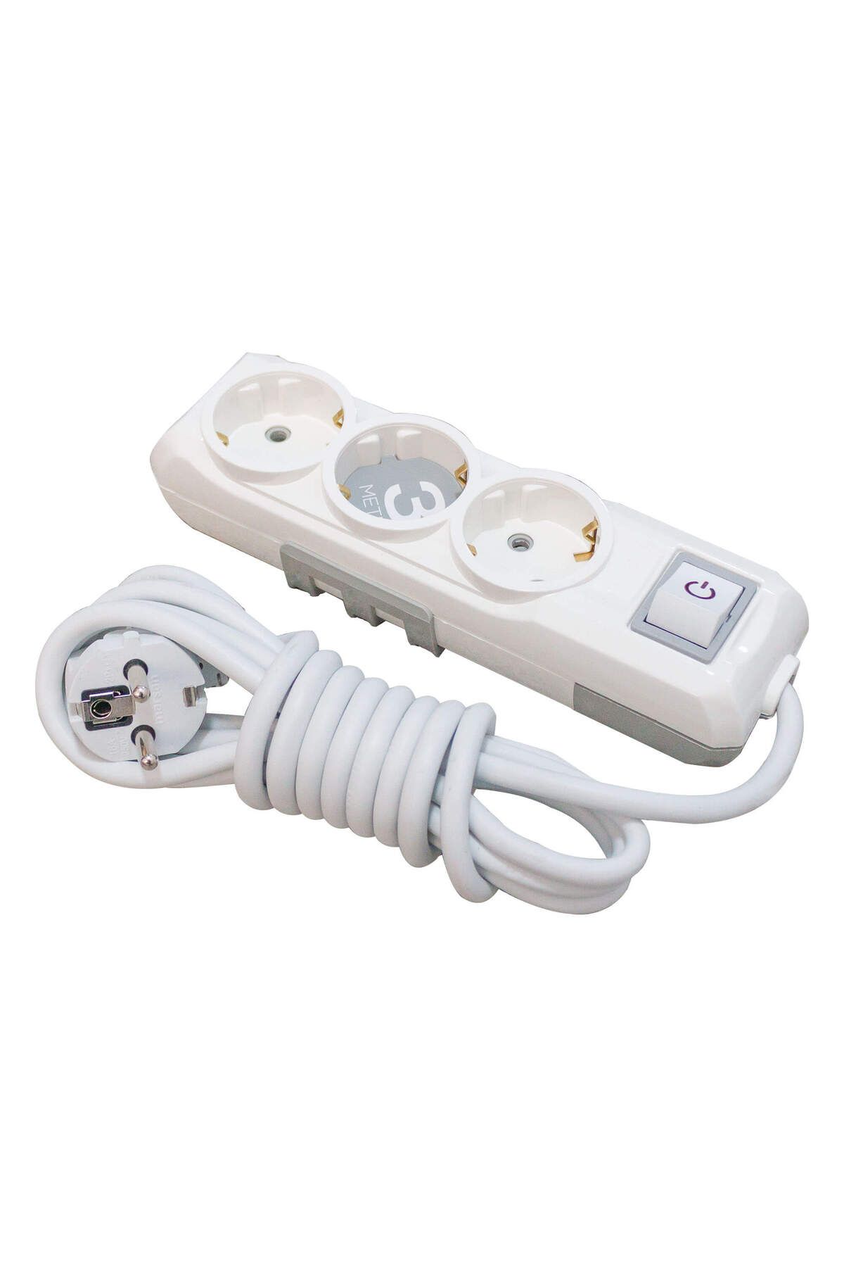 COBI SMART®-Extension cable 3 m, 3 sockets, with on/off button - COBI SMART® 2