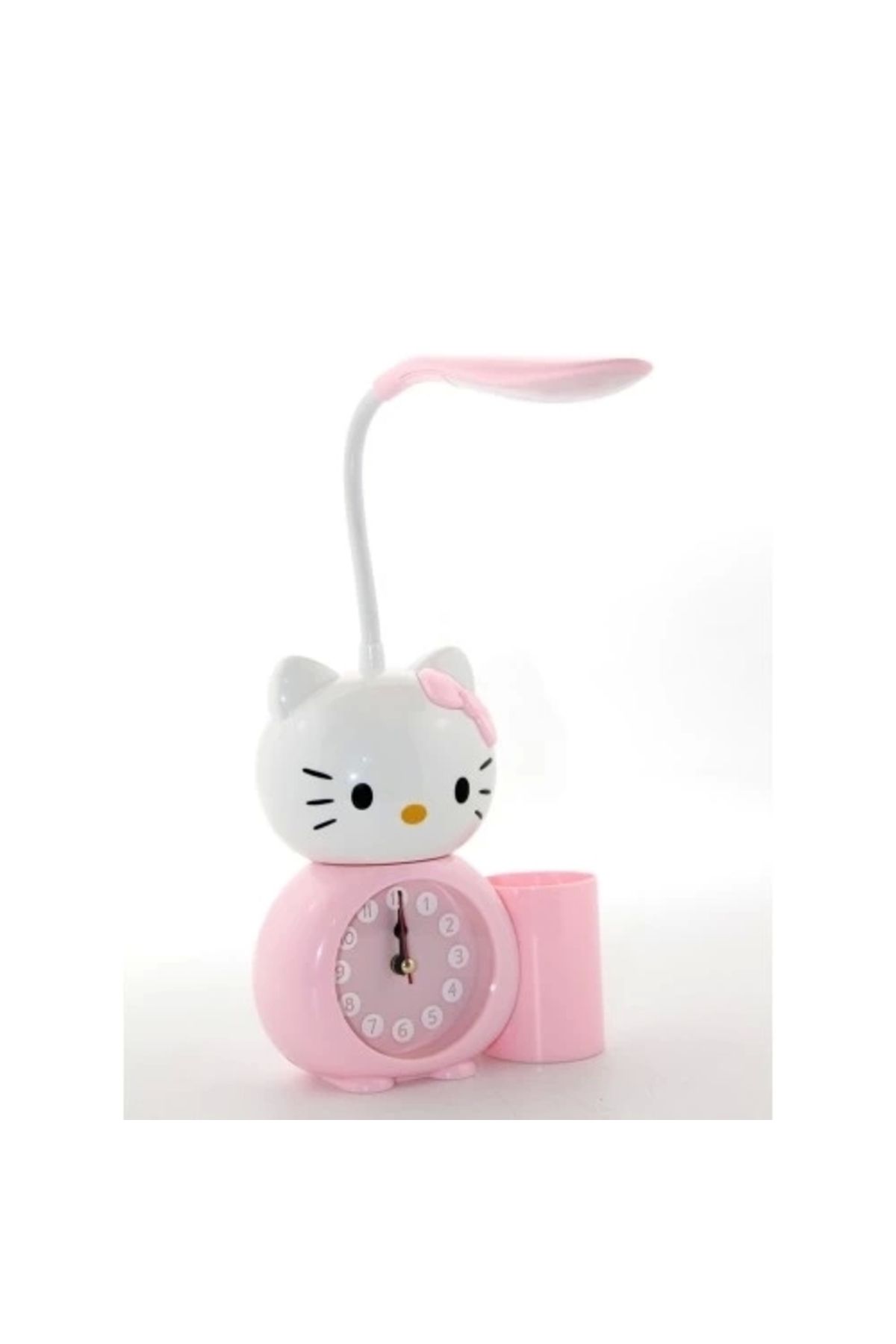 Generic Hello Kitty Masa Lambası Saat Ve Kalemlik