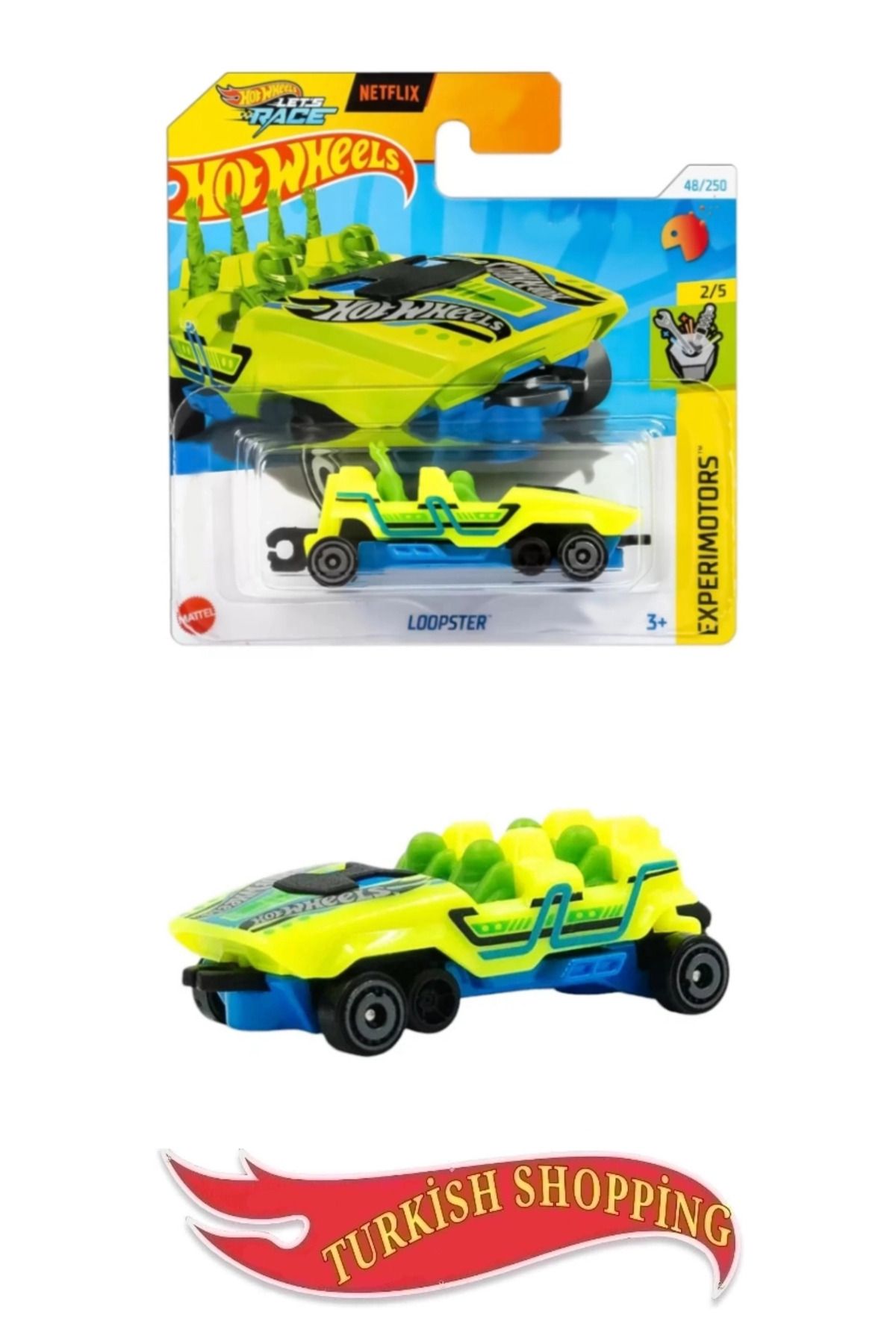 HOT WHEELS 1:64 Ölçek Loopster Experimotors