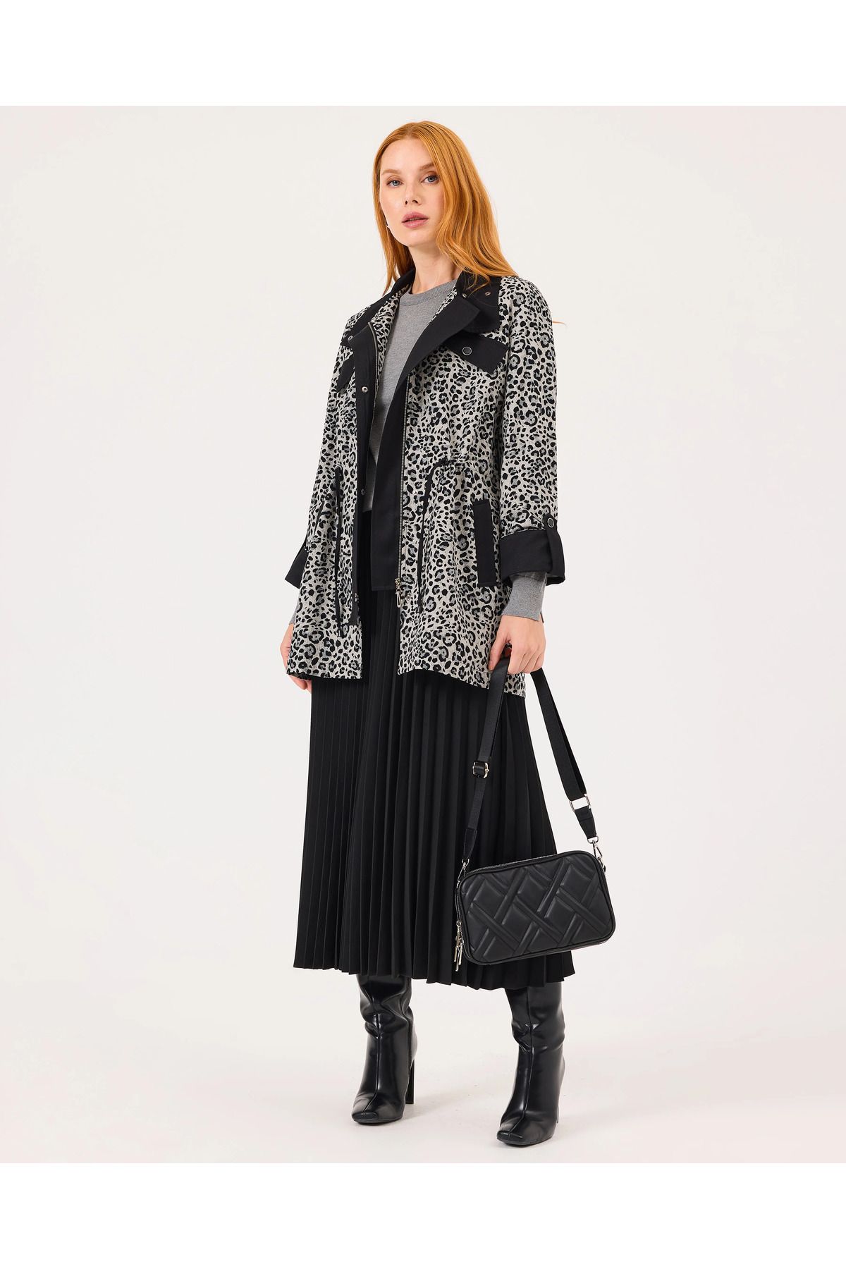 SCL Leopar Desen Cepli Kap