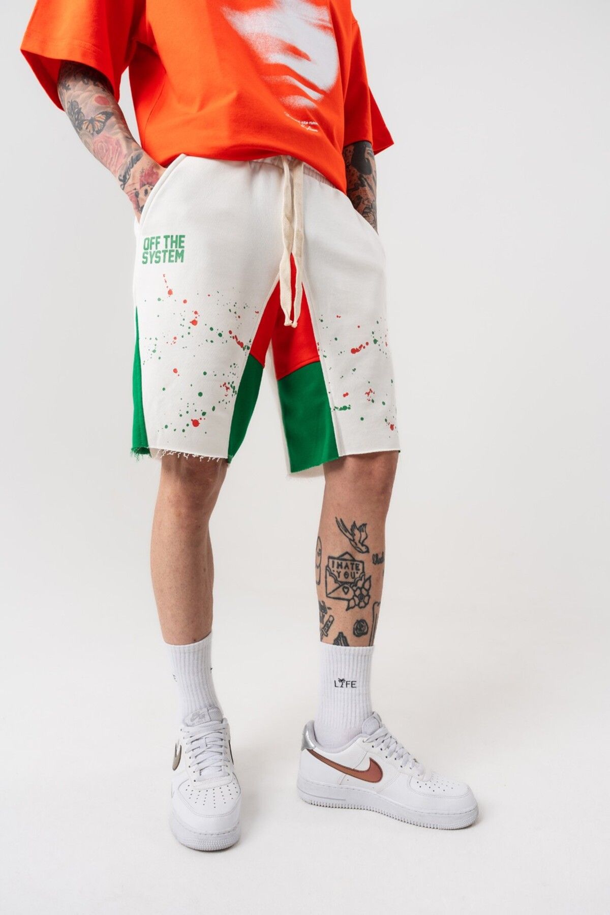 go gang own Brush Ink Oversize Şort