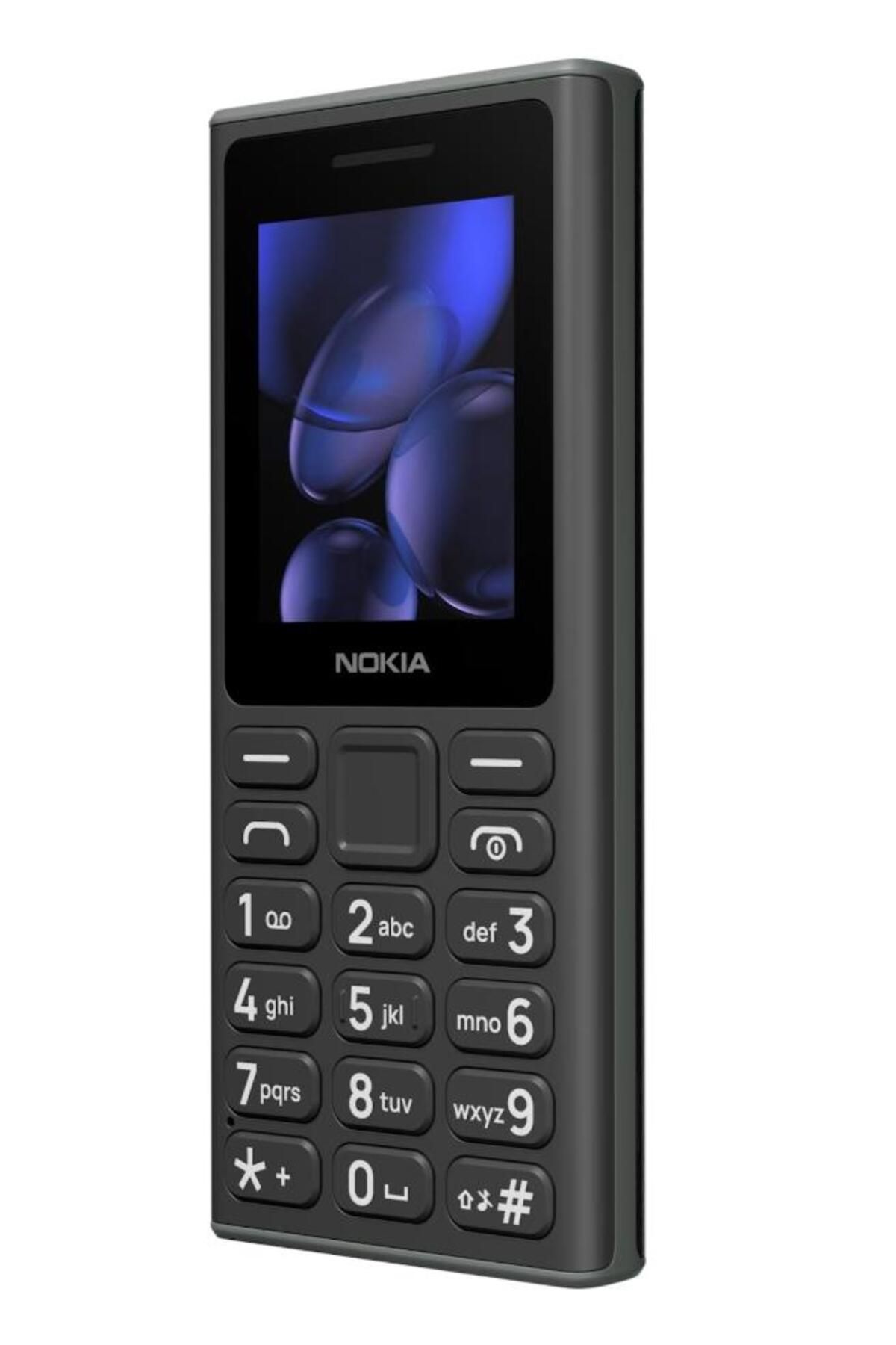 Nokia-105 (2024) Dual SIM Mobile Phone, Black, 2G, USB-C, FM Radio, 2" Display, 1000mAh Battery 4