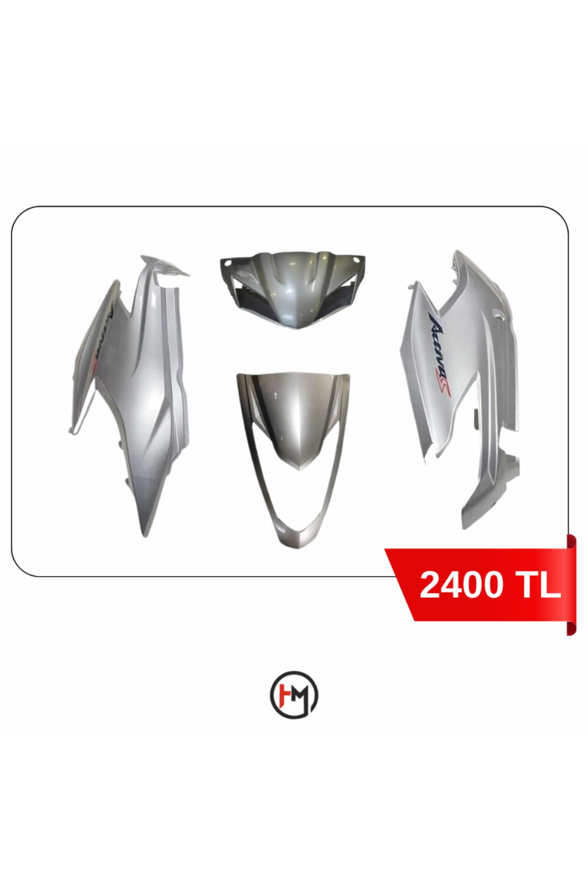 Hner Honda Activa S Grenaj Seti Gri Renkli Yeni Model Gri