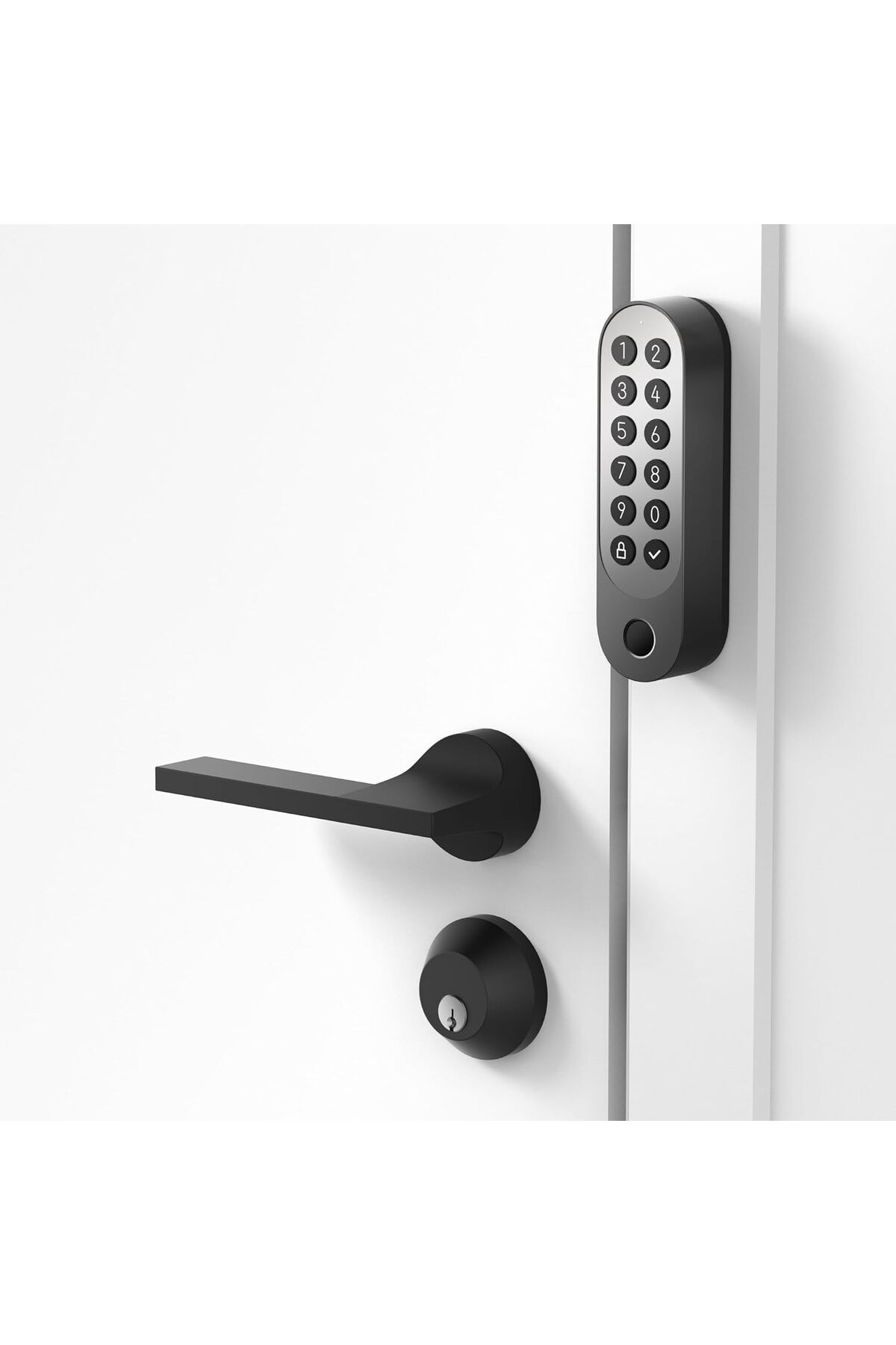 Aqara-Smart Lock U200 Deadbolt Kit with Built-in Fingerprint Reader and Keypad-Black 7