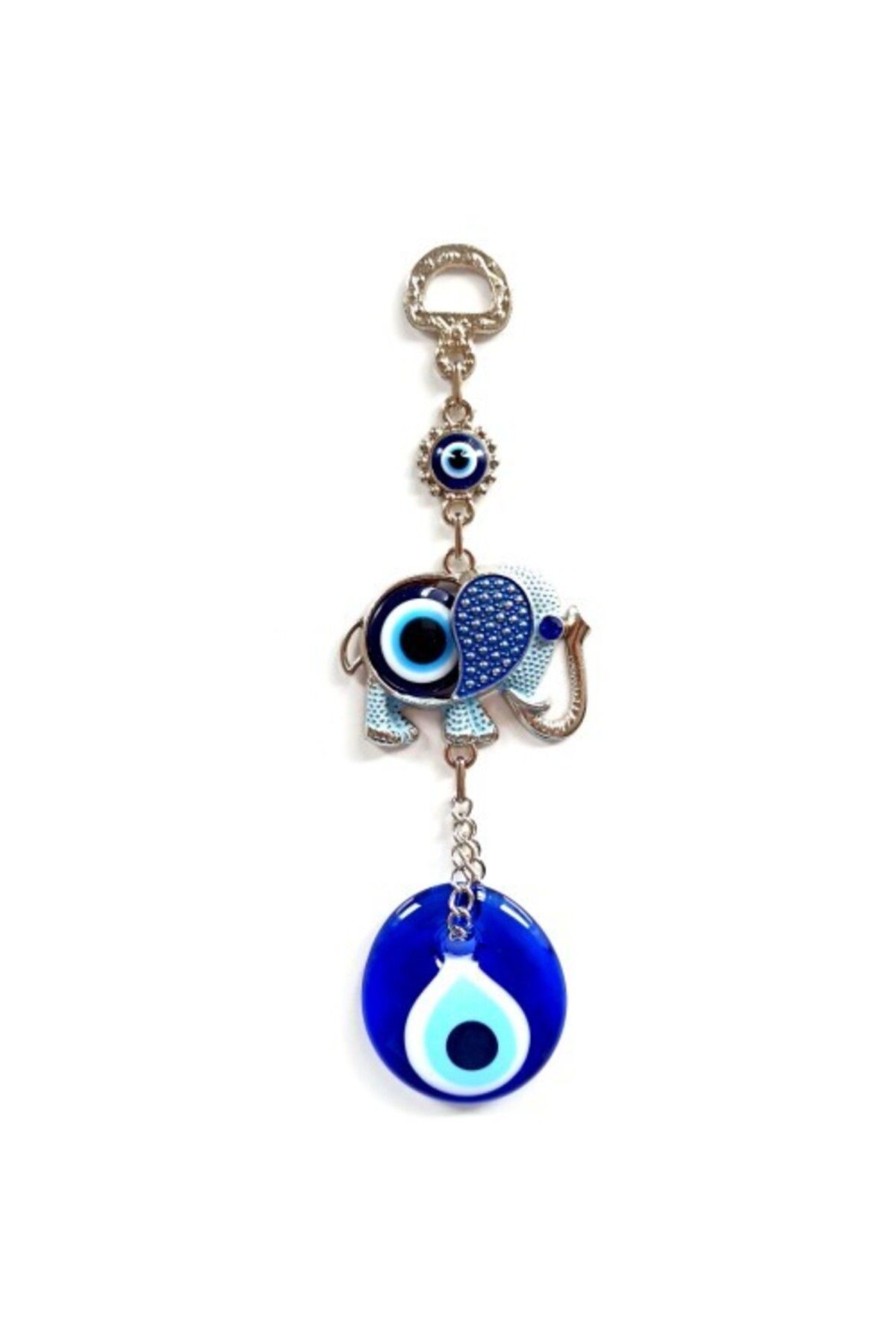 Emperium Cam Nazar Boncuklu Filli Mini Duvar Süsü