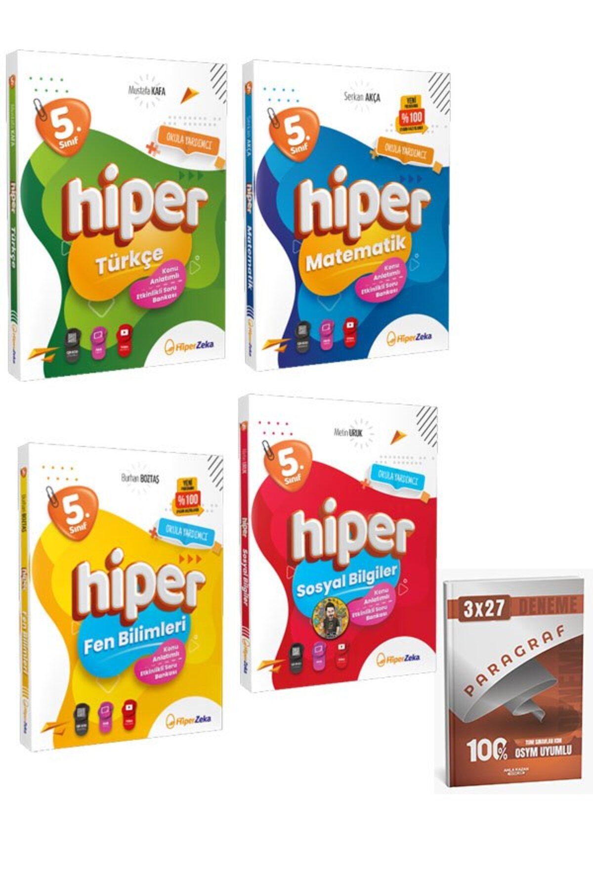 Anla Kazan Yayınları HiperZeka 2026 5. Sınıf Hiper Tüm Dersler Konu Anlatımlı & Soru Bankası Seti + AnlaKAzan Paragraf