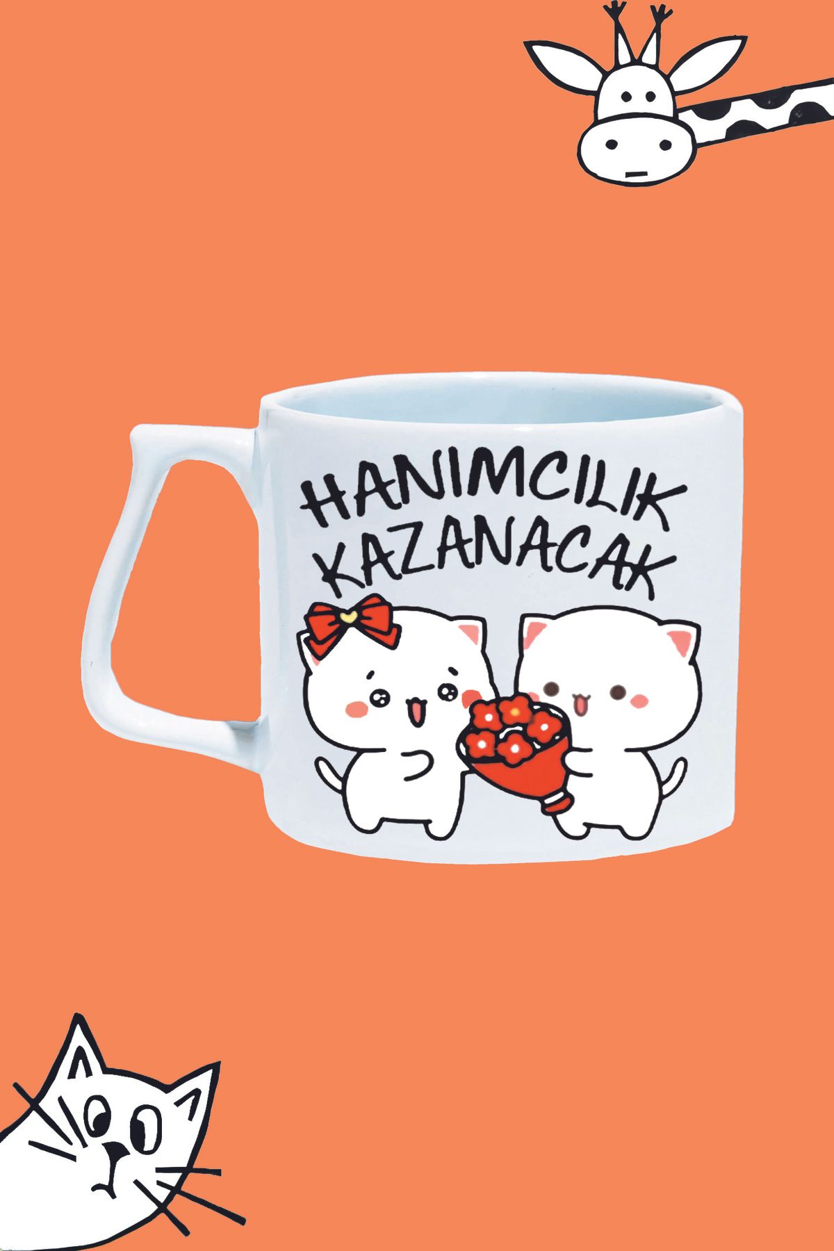 Olympus plus HANIMCILIK KAZANACAK MODDO TASARIM BASKILI LÜKS KUPA BARDAK