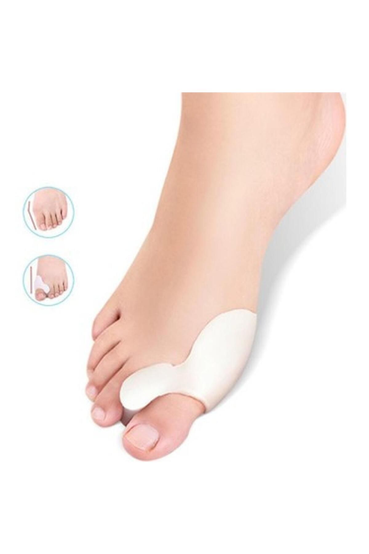AboutThePerfect Yumuşak silikon ayak baş parmak koruyucu, rahat ve esnek destek sağlayan ürün