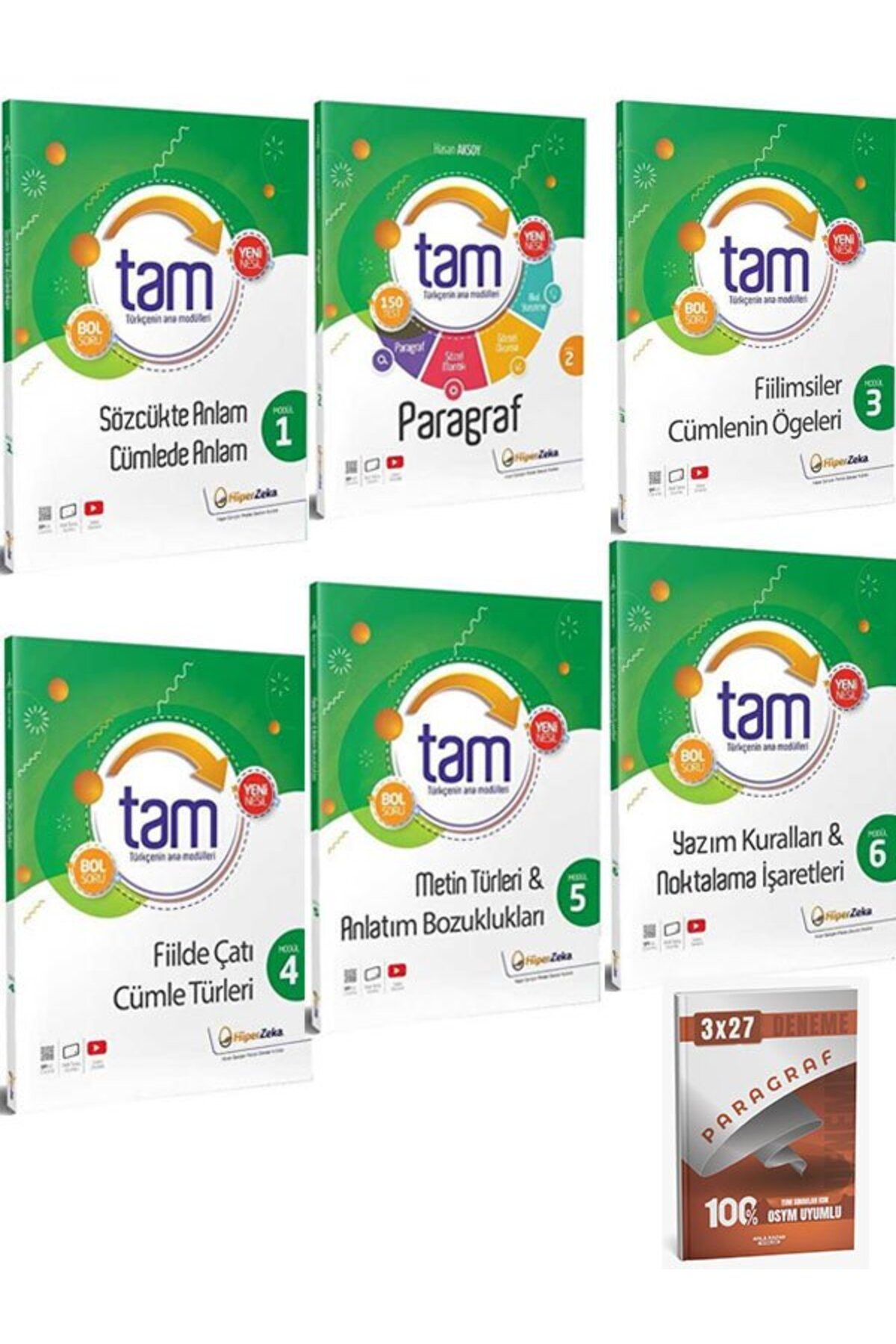 Anla Kazan Yayınları HiperZeka 2026 8. Sınıf TAM Türkçe 1,2,3,4,5,6 Modüler Set