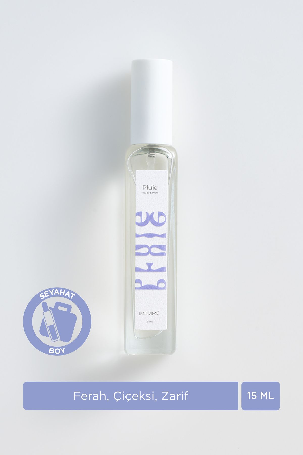 Imprime PLUIE Edp Edp Parfüm 15 ml SEYAHAT BOY