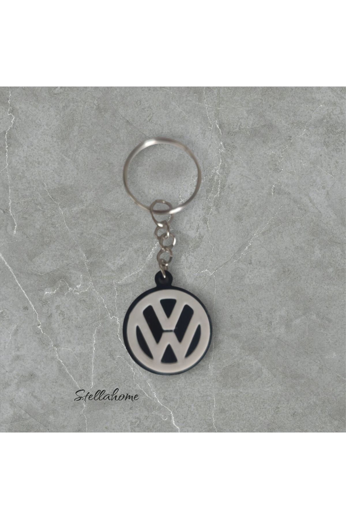 Bujiteri Volkswagen model araba anahtarlığı rahat ve şık tasarım araç logo anahtarlık