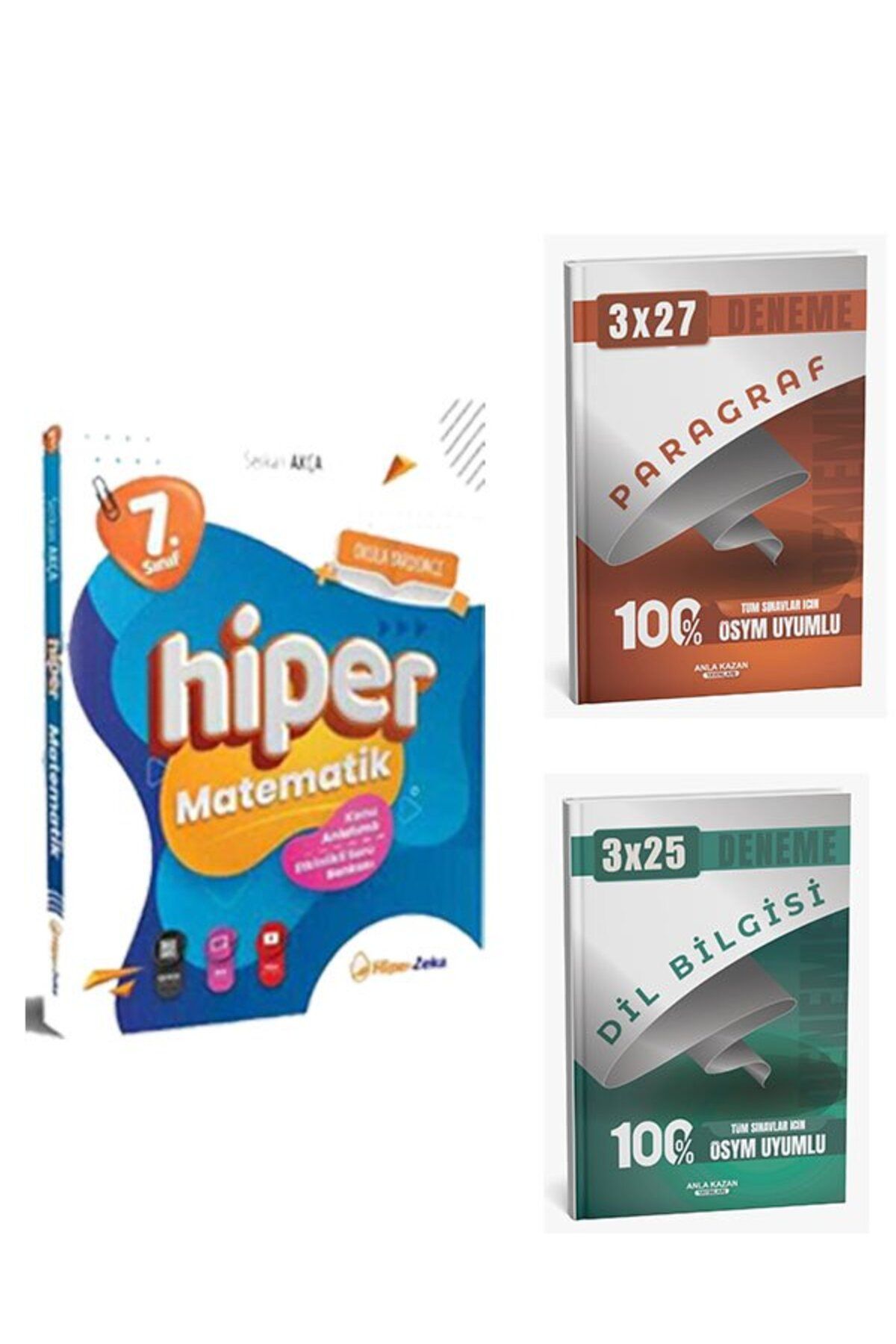 Anla Kazan Yayınları HiperZeka 2026 7. Sınıf Hiper Matematik Konu Anlatımlı Etkinlikli Soru Bankası+AnlaKazan Paragraf+D