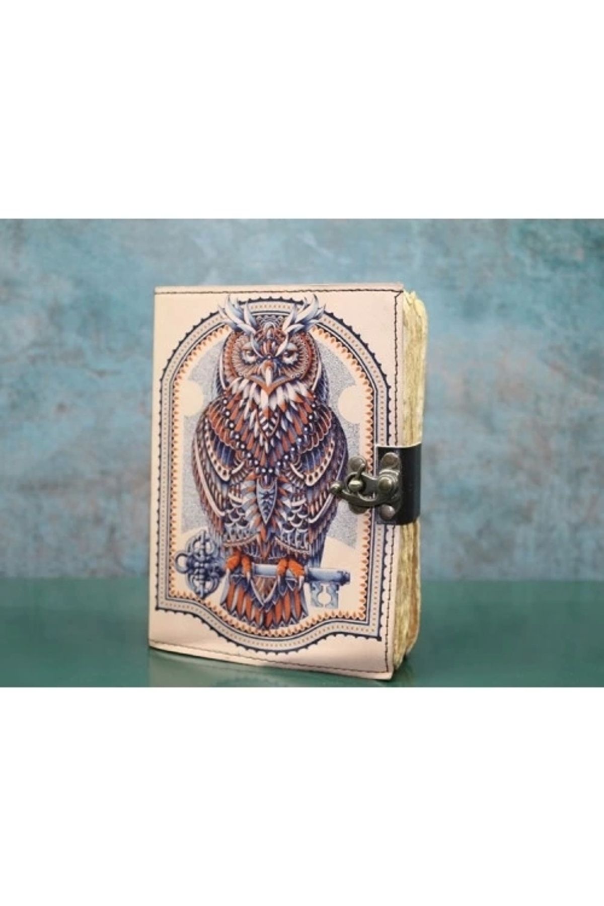 Generic Baykuşlu Deri Defter Model 3