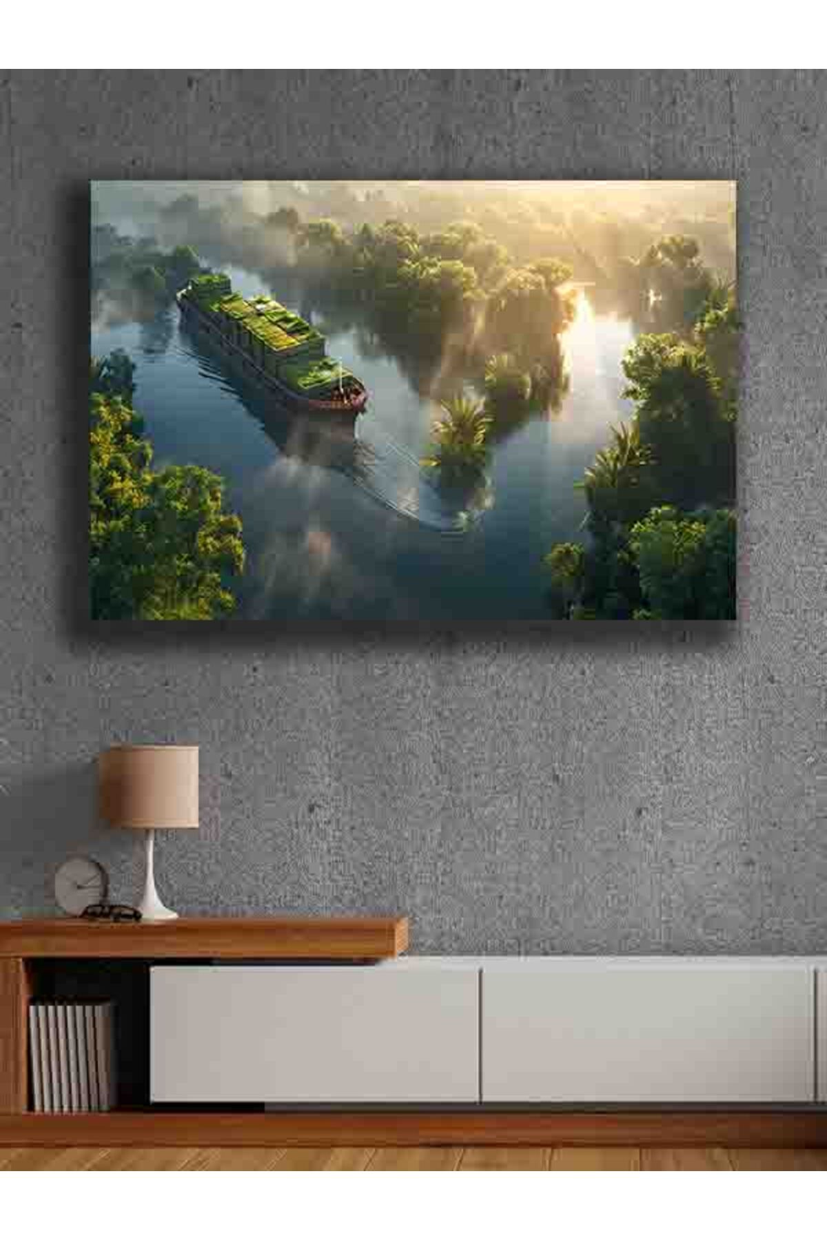 PRİME Concept Manzara Kanvas Tablo % pamuklu kumaş