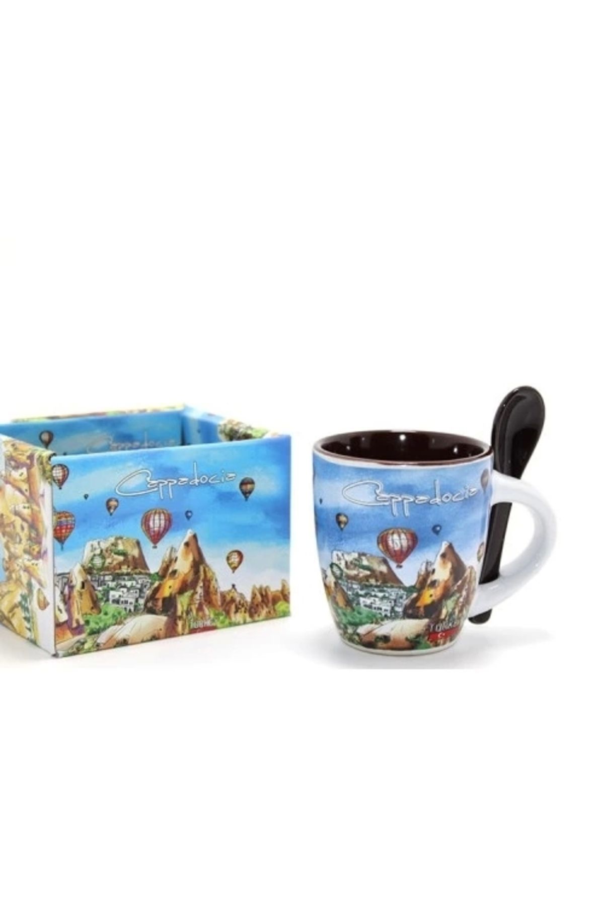 Generic Kaşıklı Yöresel Kahve Fincanı Tekli Model 1