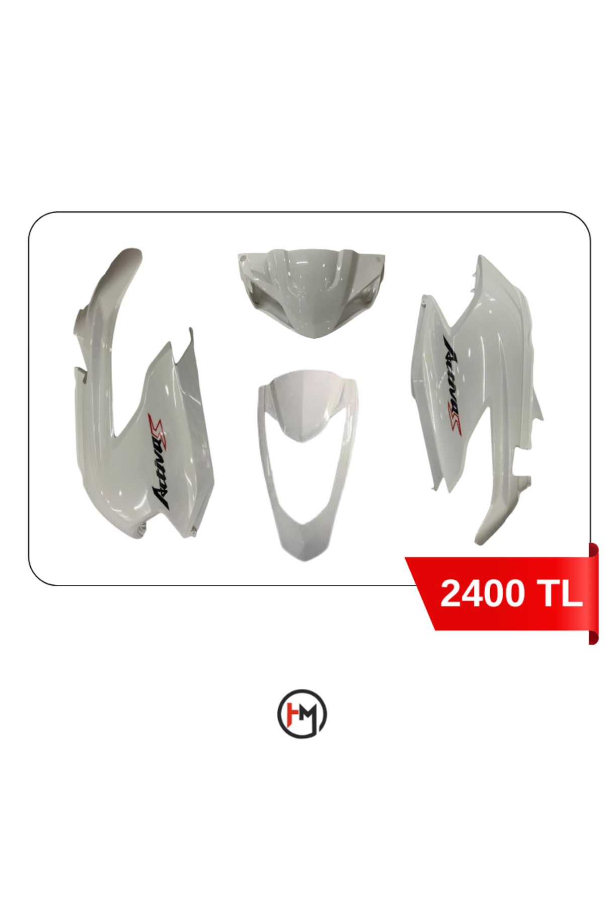 Hner Honda Activa S Grenaj Seti Beyaz Renkli Yeni Model Beyaz