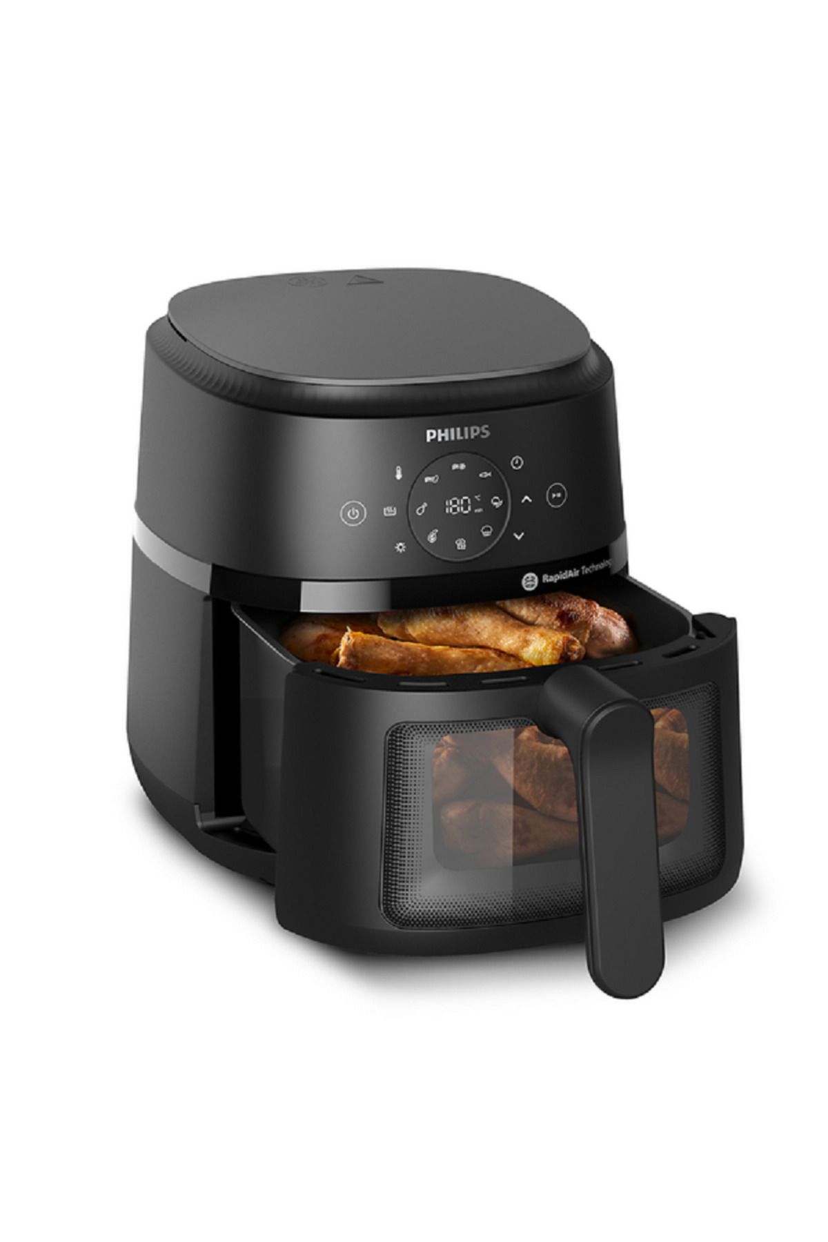 Philips-Airfryer Compact with See-through Window - 1500W, 60Hz, 4.2L, 0.6KGs, Touch Screen, 13 Functions 3
