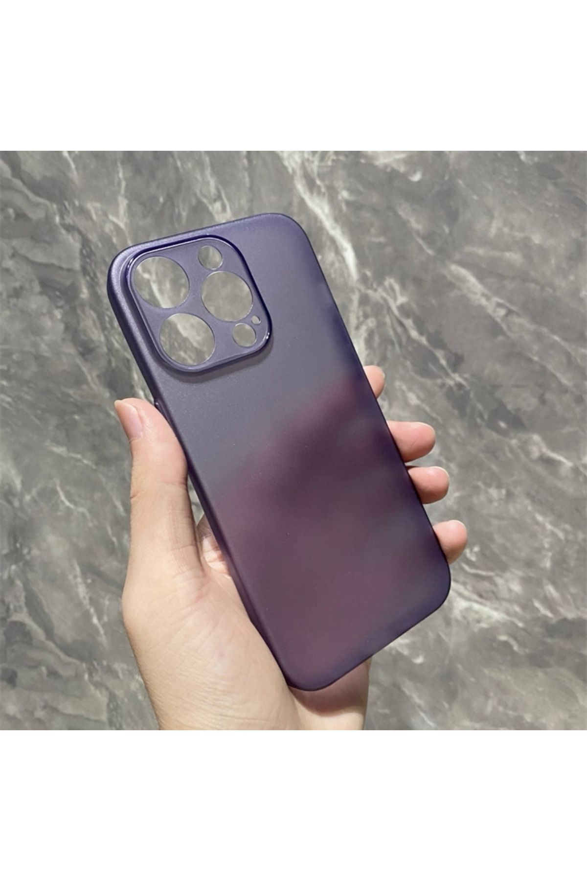EDELFU iPhone 16 PRO ince (0.03mm) Hafif Koruyucu Slim Kapak Mat Doku Yumuşak Kılıf