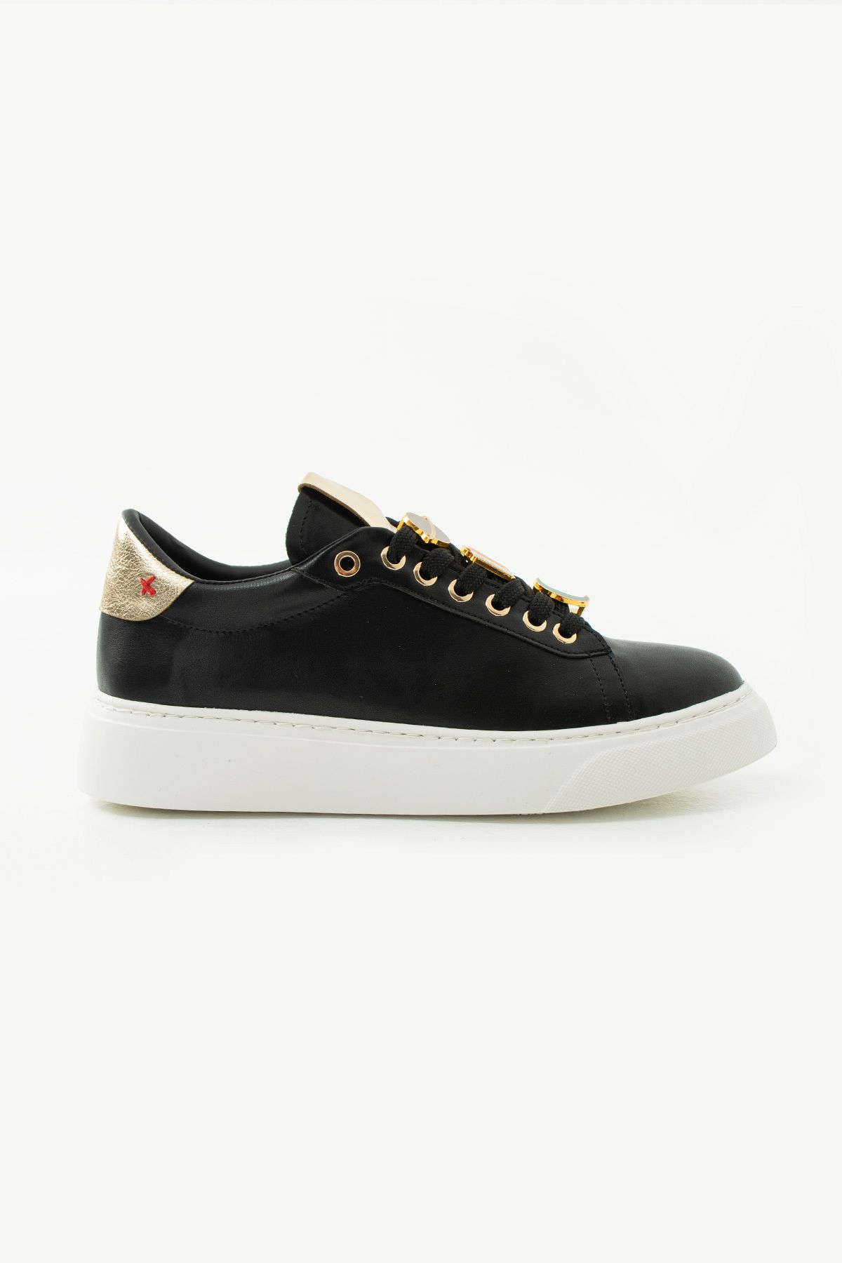 Siena Shoes Sage Kadın Aksesuar Bağcıklı Sneaker Siyah